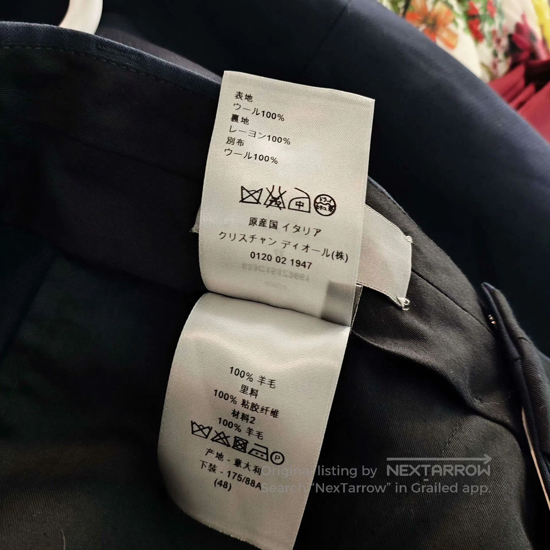 Dior Dior Men's Dark Blue Casual Pants 48. Size US 32 / EU 48 - 3 Thumbnail