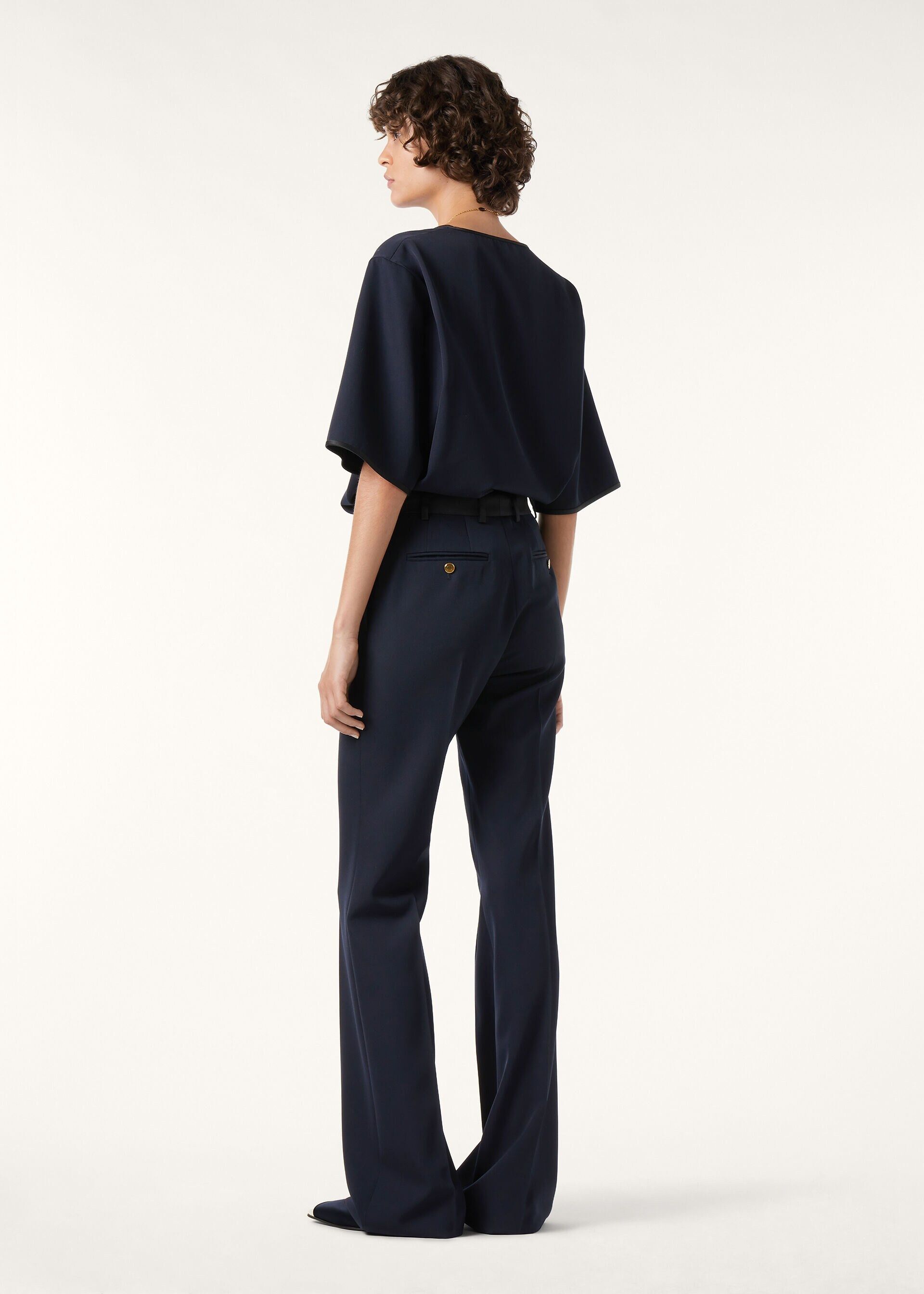 Loro Piana os11x0426 FAQ5808 Kendrik Pant in Blue Navy Size 26" / US 2 / IT 38 - 5 Thumbnail