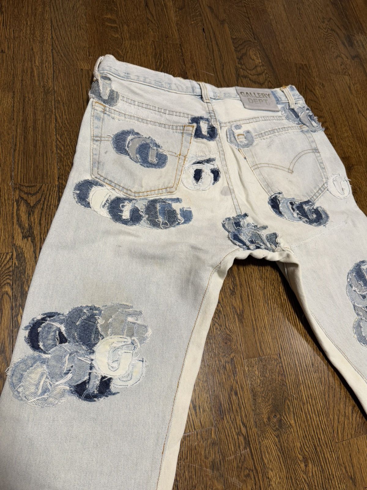Gallery Dept. Gallery Dept Super G Patch La Flare Jeans Size US 30 / EU 46 - 6 Thumbnail