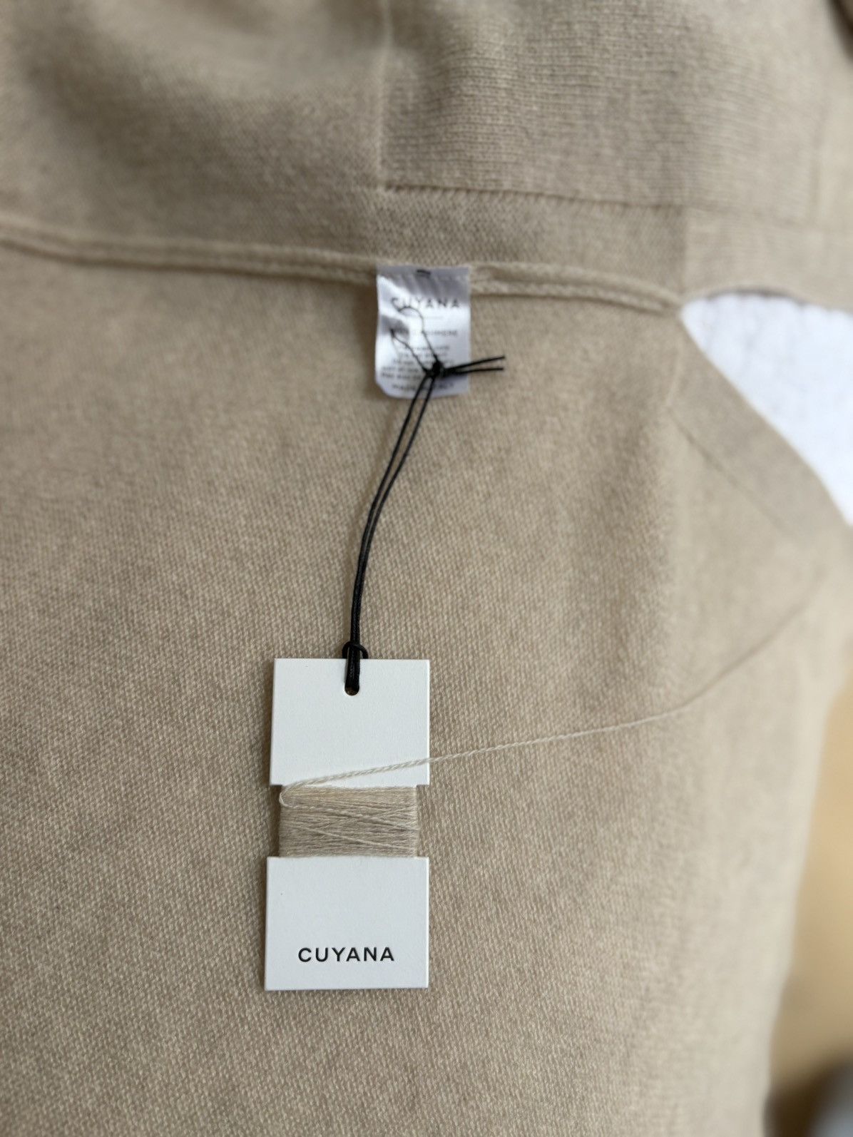 Other NWOT Cuyana Beige Cashmere Long Cardigan Loungewear Medium Size M / US 6-8 / IT 42-44 - 7 Thumbnail