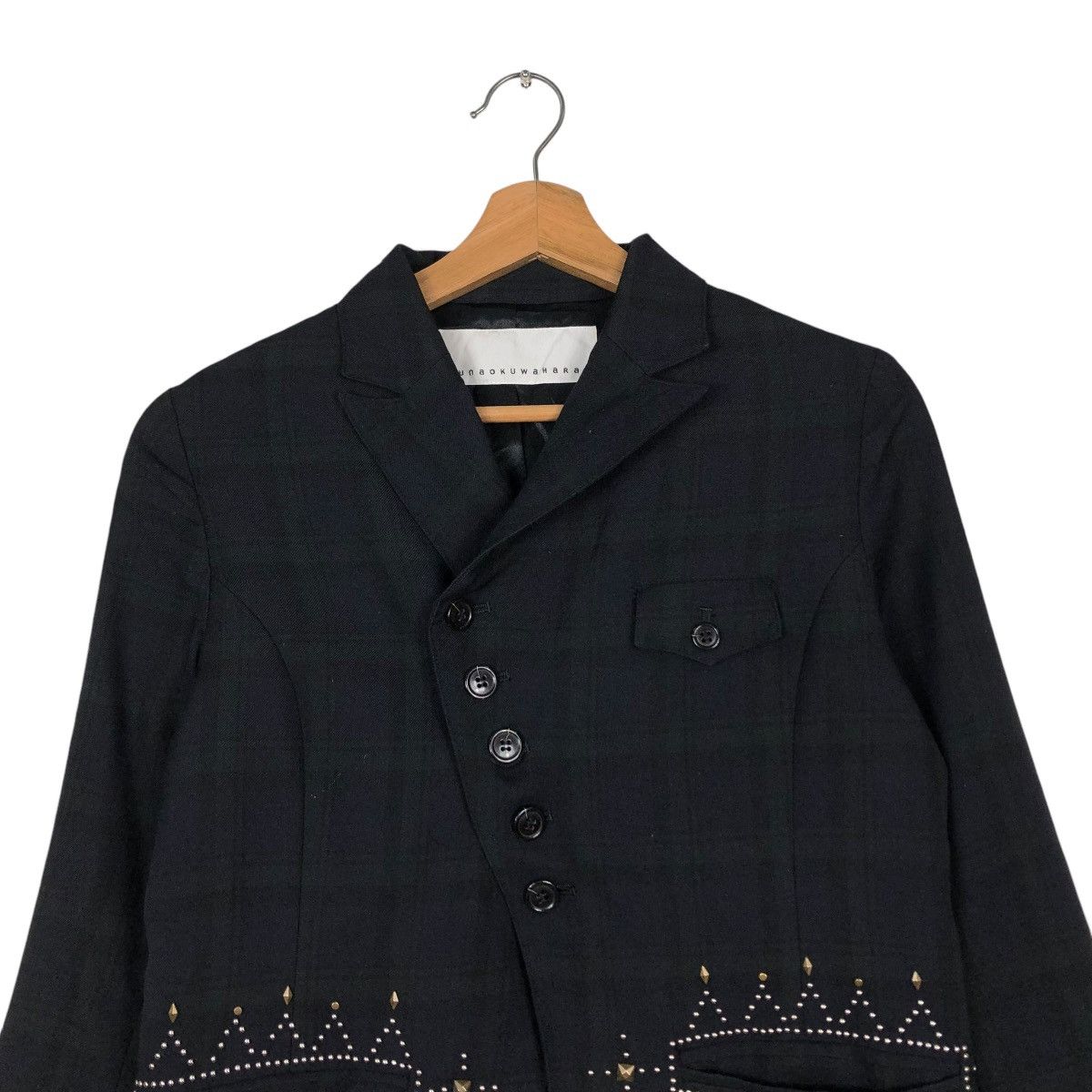 Issey Miyake 🔥VINTAGE CROPPED JACKET BIKER SUNAOKUWAHARA ISSEY MIYAKE Size US M / EU 48-50 / 2 - 5 Thumbnail