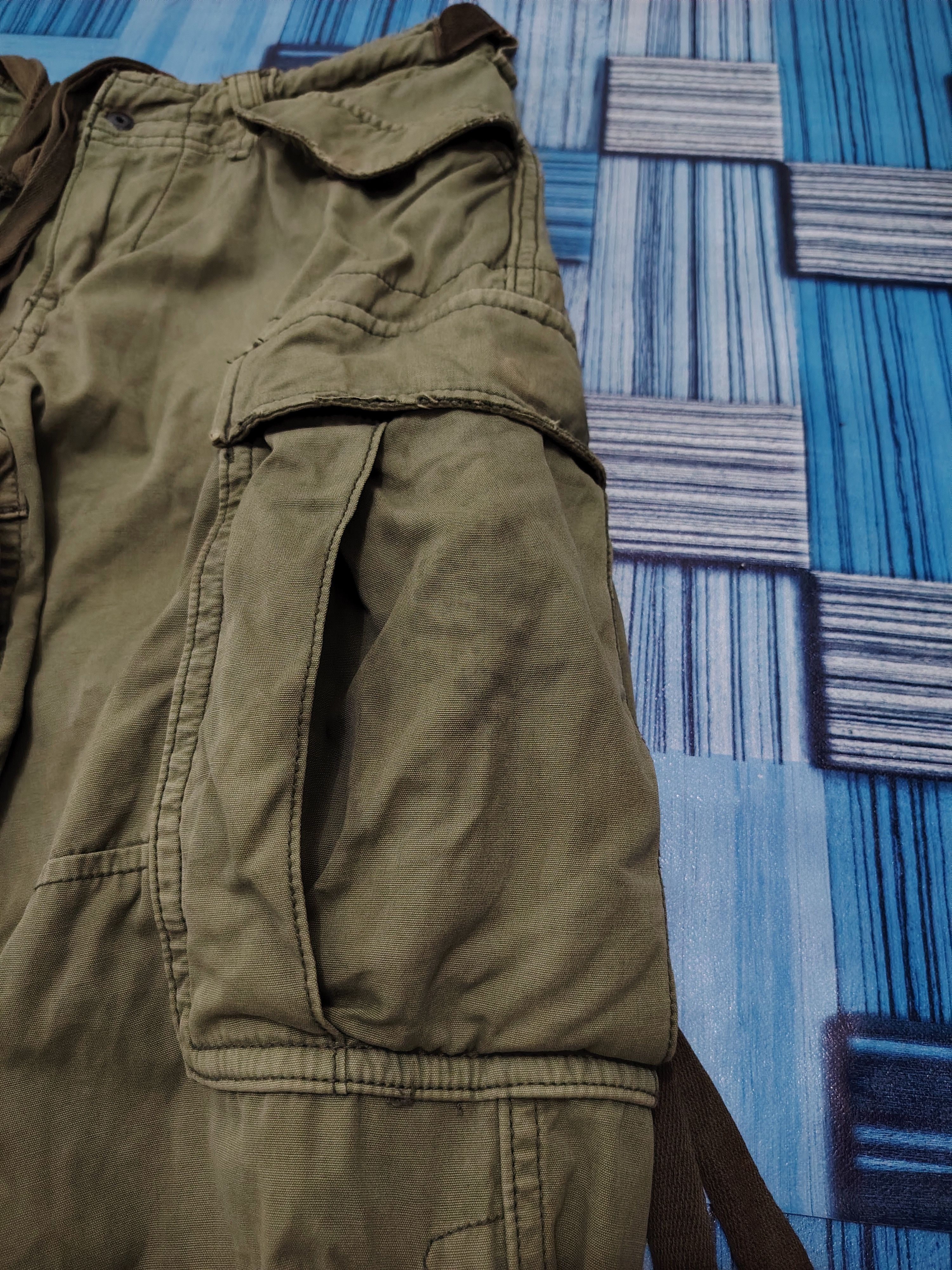 Abercrombie & Fitch Vtg Abercrombie & Fitch Cargo Military Pants Style Size US 29 - 8 Thumbnail