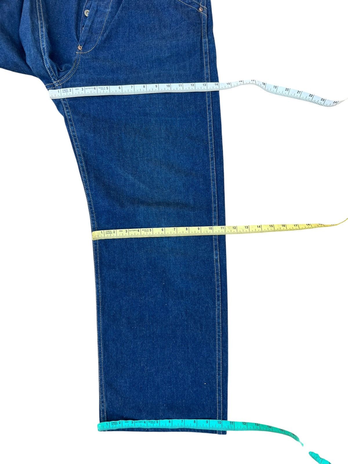 Lee Vintage 90s Lee Jelt Denim Sanforized Denim Work Jeans Size US 34 / EU 50 - 3 Thumbnail