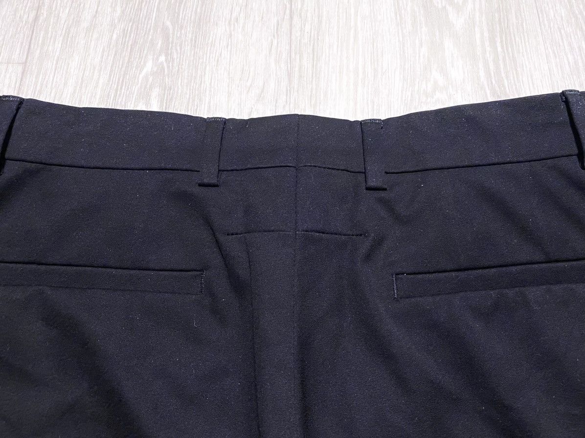 Givenchy Givenchy Uniformes Black Stretchy Cross Pants Trousers PE Size 28" / US 6 / IT 42 - 23 Thumbnail