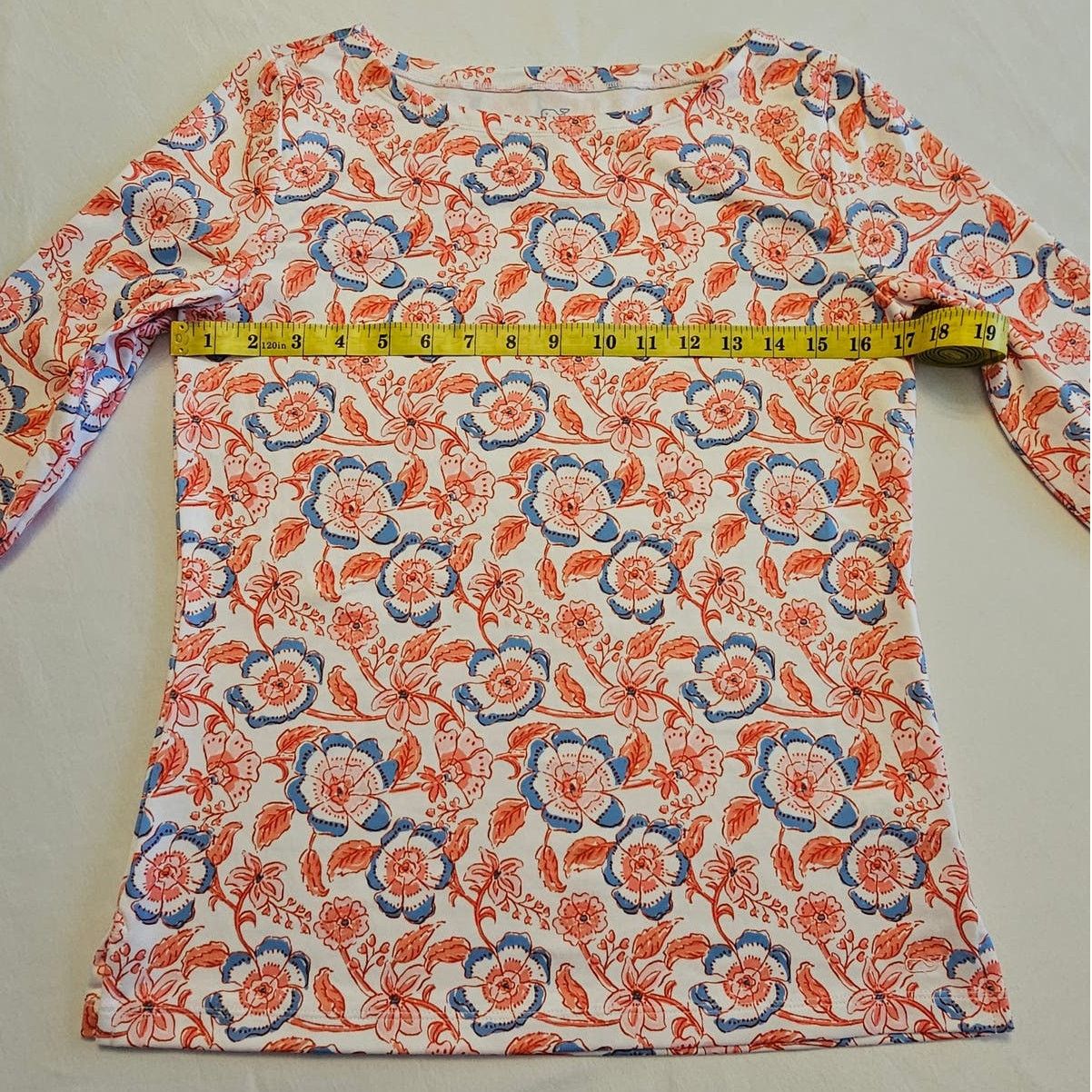Vineyard Vines Vineyard Vines Casual Sankaty Floral 3/4 Sleeve Shirt Top XS Size XS / US 0-2 / IT 36-38 - 4 Thumbnail