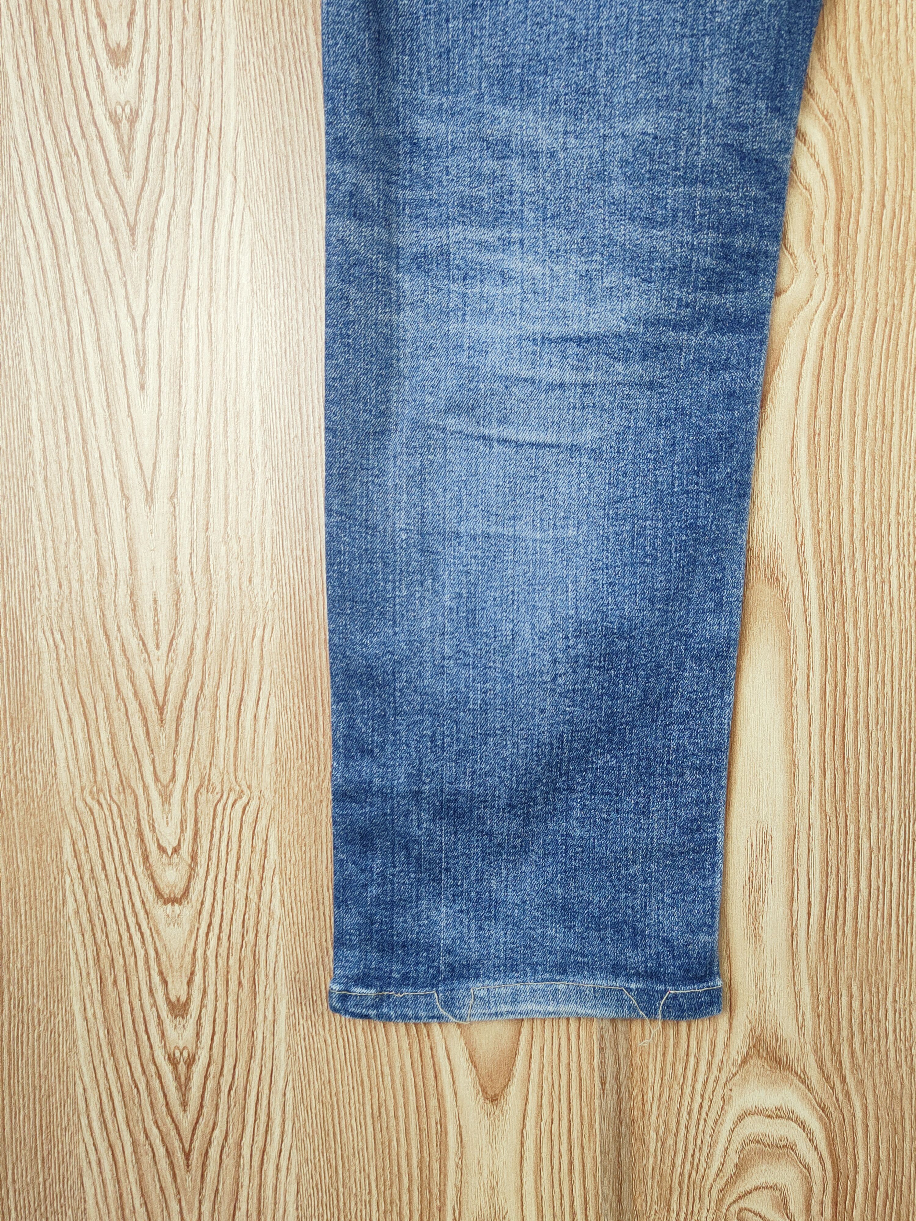 Edwin Edwin Blue Faded Distressed Ripped Jeans #S2737 Size US 33 - 11 Thumbnail