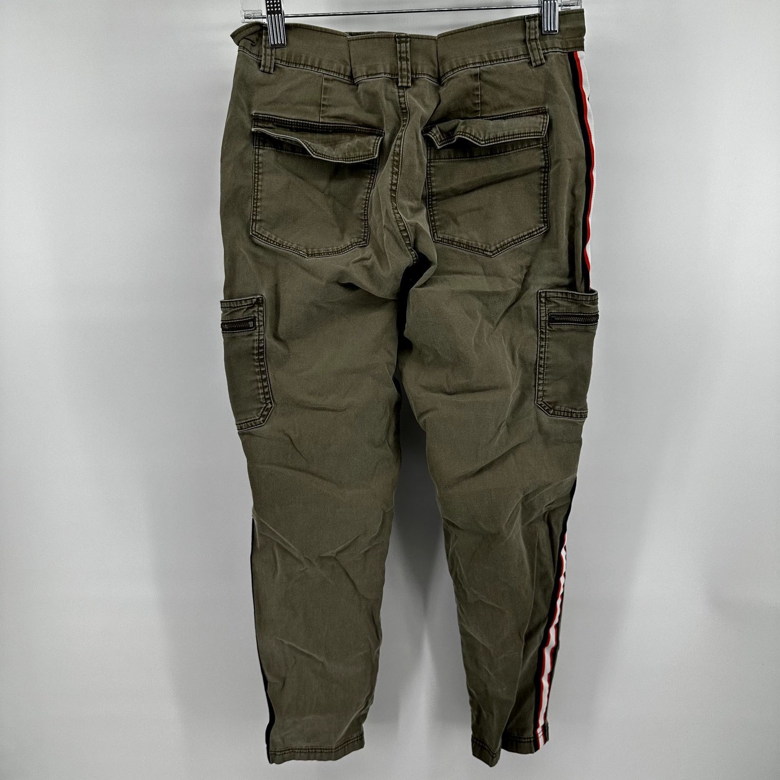 Athleta Athleta Summit Cargo Pants Side Striped Pockets Green 4 Size 27" / US 4 / IT 40 - 6 Thumbnail