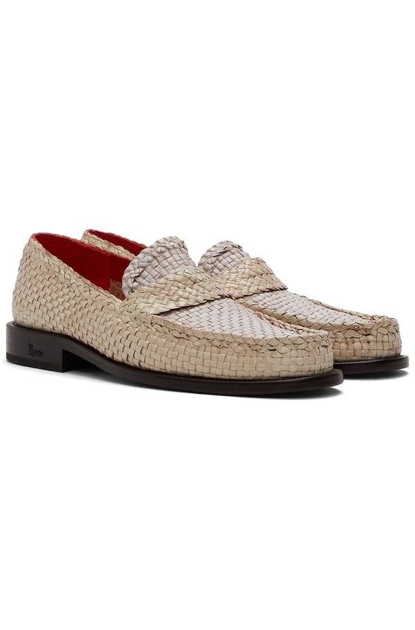 Marni o1y1025 Leather Loafers in Off-White Size US 6 / IT 36 - 3 Thumbnail