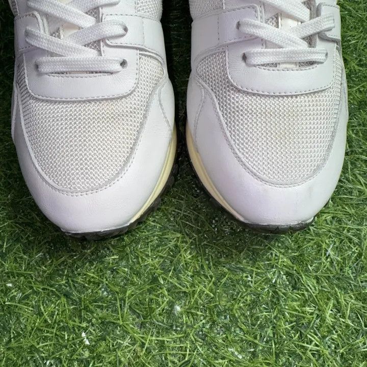 Louis Vuitton Louis Vuitton White Logo Lace-Up Sneakers -2508 Size US 6.5 / EU 39-40 - 8 Thumbnail