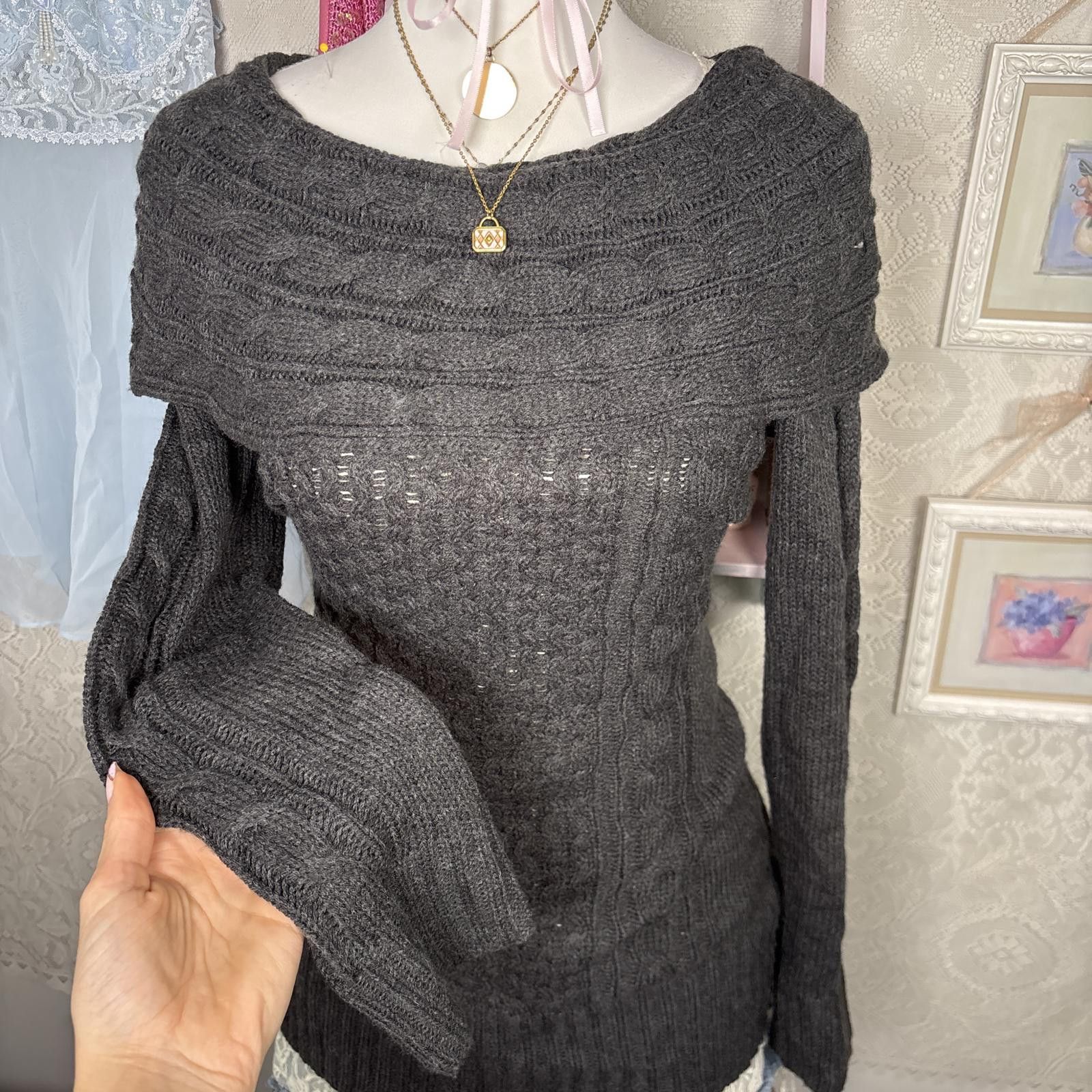 Other y2k vintage off the shoulder sweater Size M / US 6-8 / IT 42-44 - 2 Thumbnail
