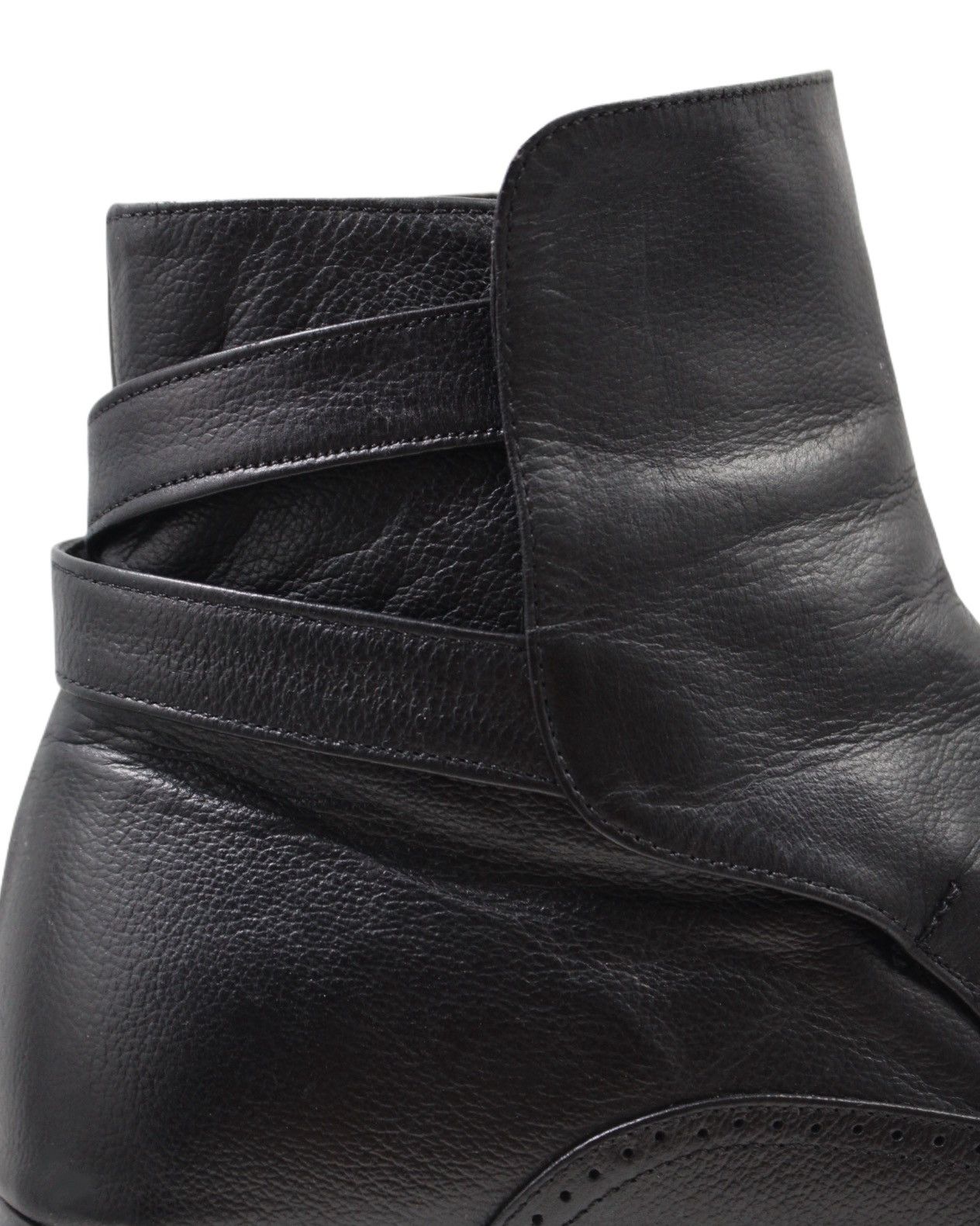 Solid Homme SS2001 SOLID HOMME BY WOOYOUNGMI SIDE-BUCKLE ANKLE BOOTS Size US 8 / EU 41 - 6 Thumbnail