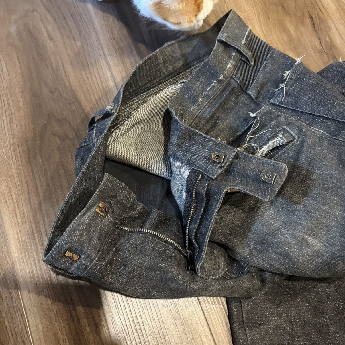 Balmain Balmain ripped biker denim Size US 30 / EU 46 - 7 Thumbnail