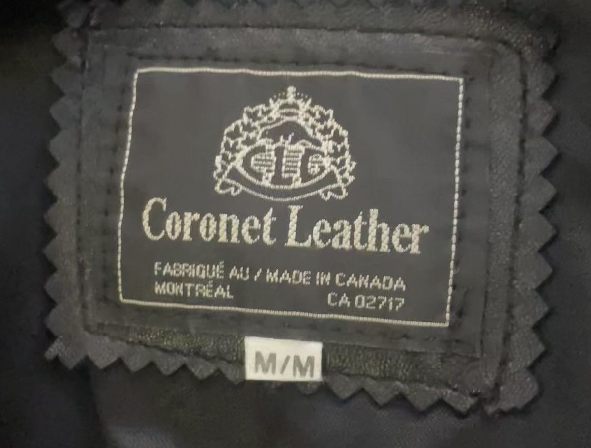 Other Women's Leather Black Jacket By Coronet Leather Size Medium Size M / US 6-8 / IT 42-44 - 6 Thumbnail