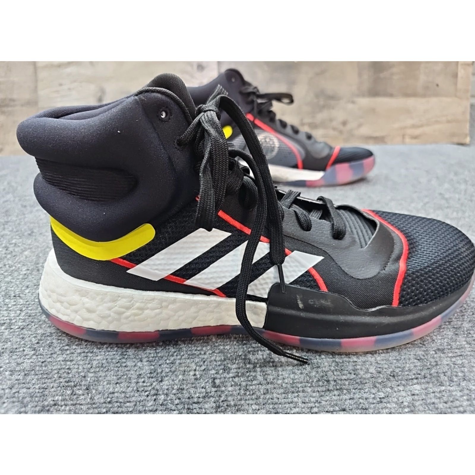 Adidas Adidas Marquee Boost McDonalds All American Sneaker High Top Men's US Size 15 Black Size US 15 / EU 48 - 7 Thumbnail