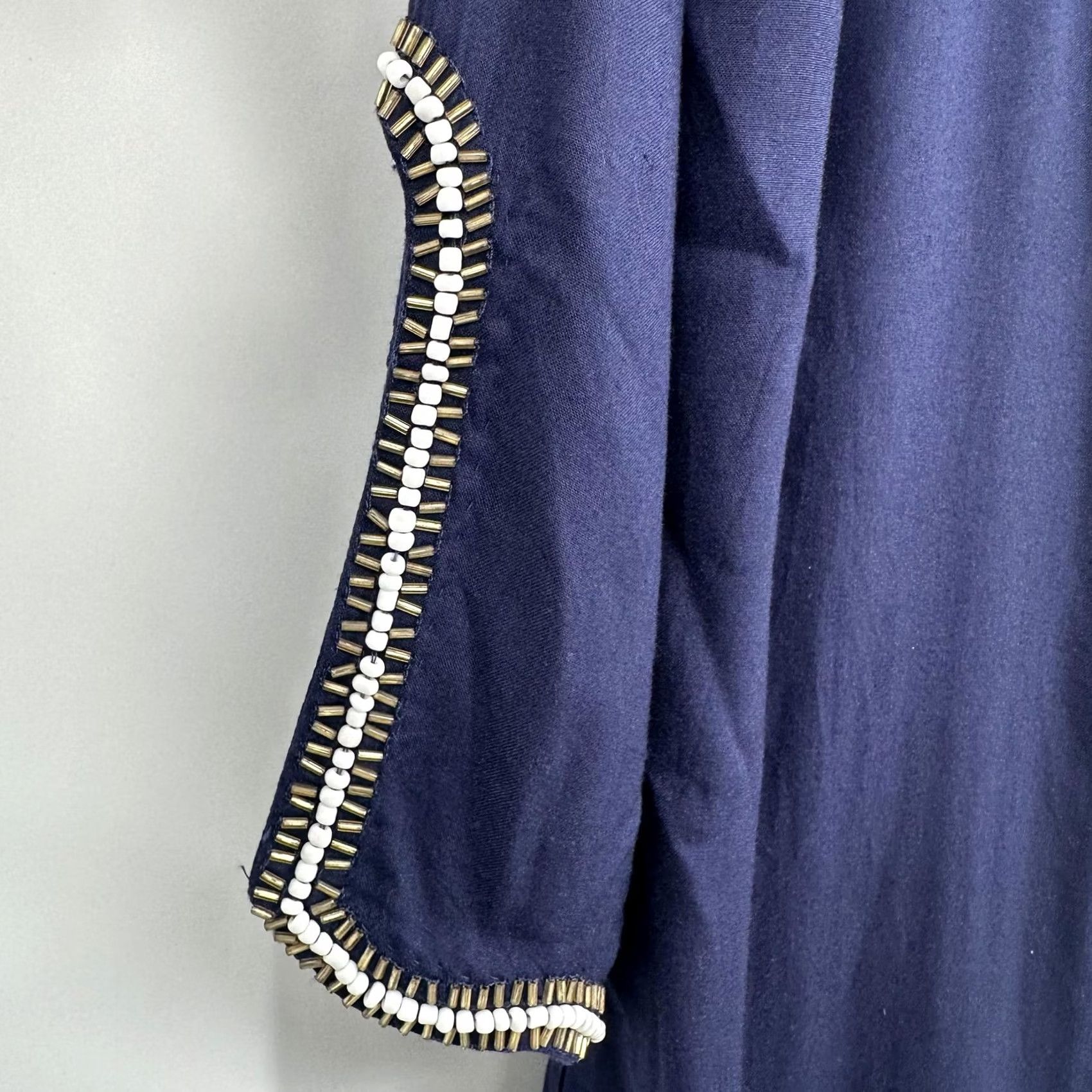 Lilly Pulitzer Lilly Pulitzer Dress Womens Small Navy Beaded Embellished Tunic Shift 3/4 Sleeve Size S / US 4 / IT 40 - 7 Thumbnail
