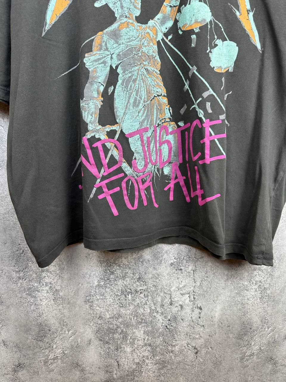 Metallica VTG Metallica "And Justice For All" T-Shirt 90s Style Band Size US L / EU 52-54 / 3 - 6 Thumbnail