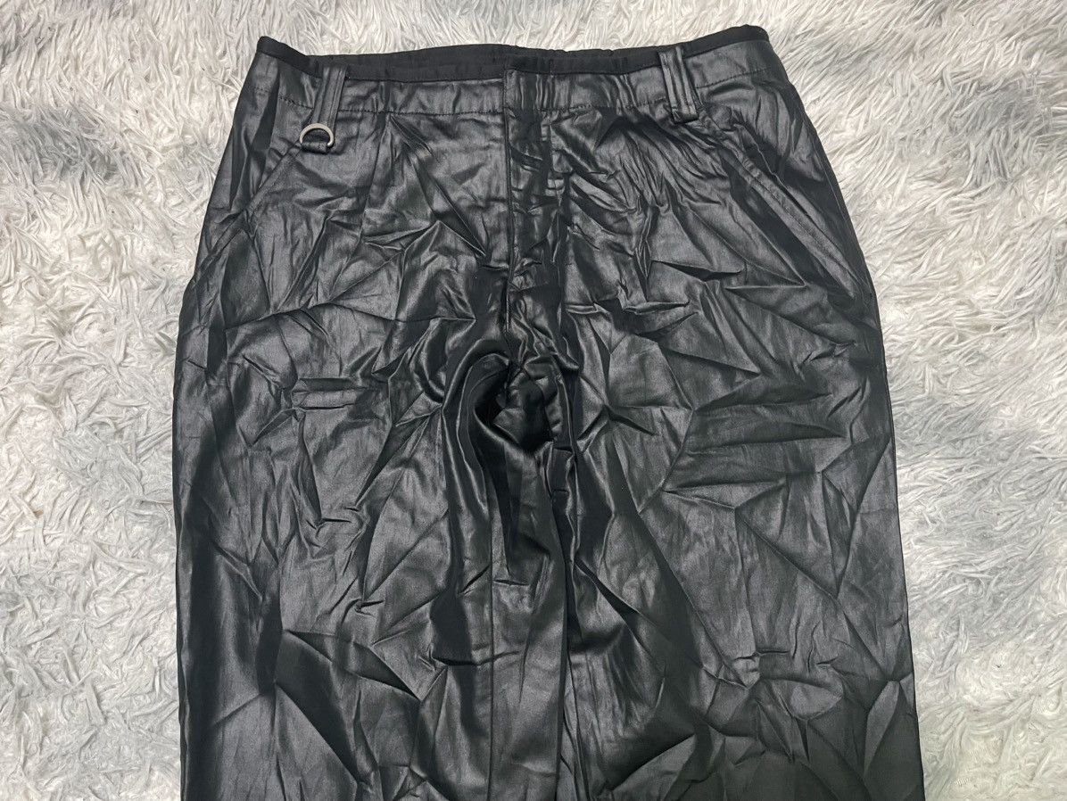 Gaultier Homme Objet 2000s JEAN PAUL GAULTIER SYNTHETIC LEATHER PANT RARE Size 28" / US 6 / IT 42 - 4 Thumbnail