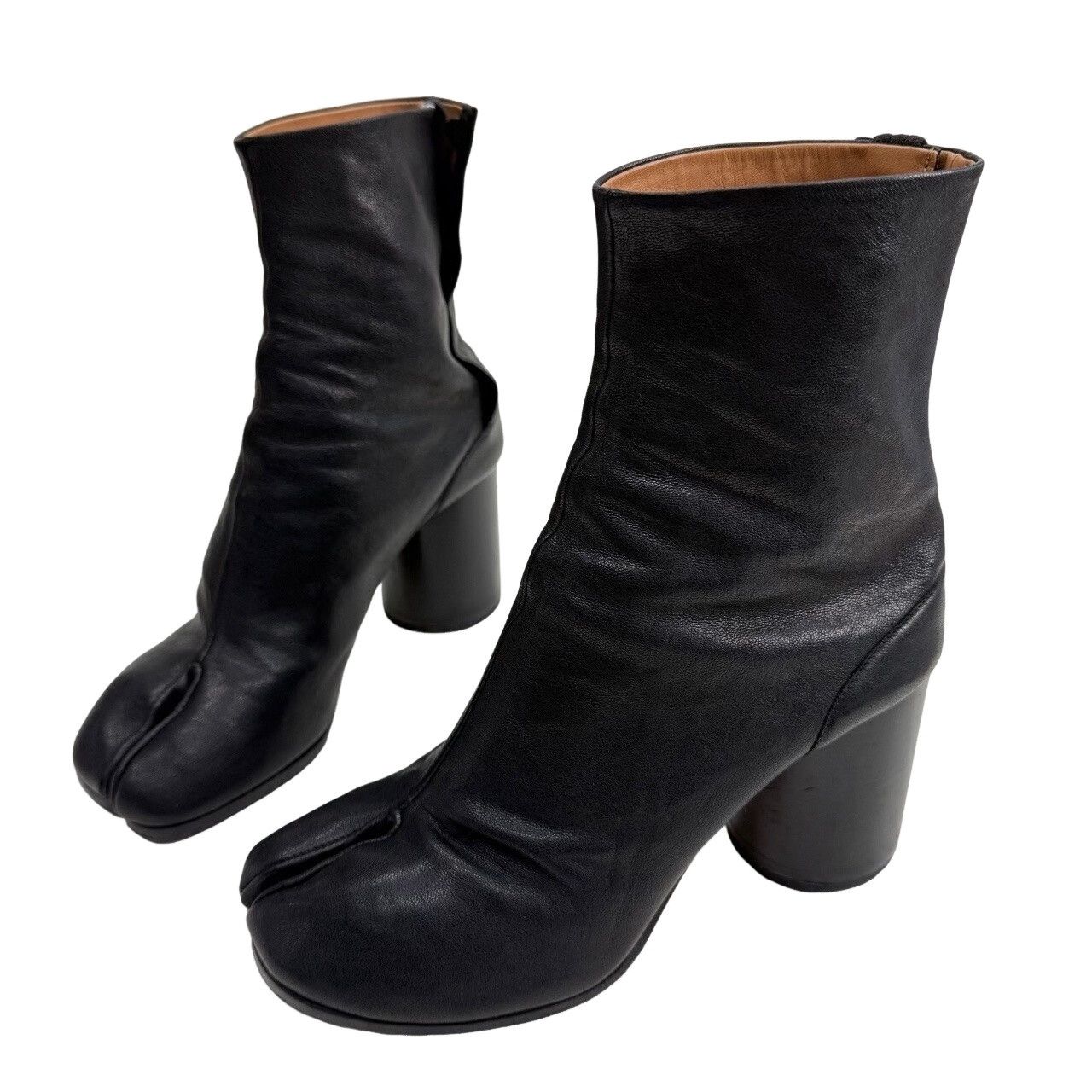 Maison Margiela Maison Margiela Black Leather Tabi Boots Size 37 Size US 7 / IT 37 - 1 Thumbnail