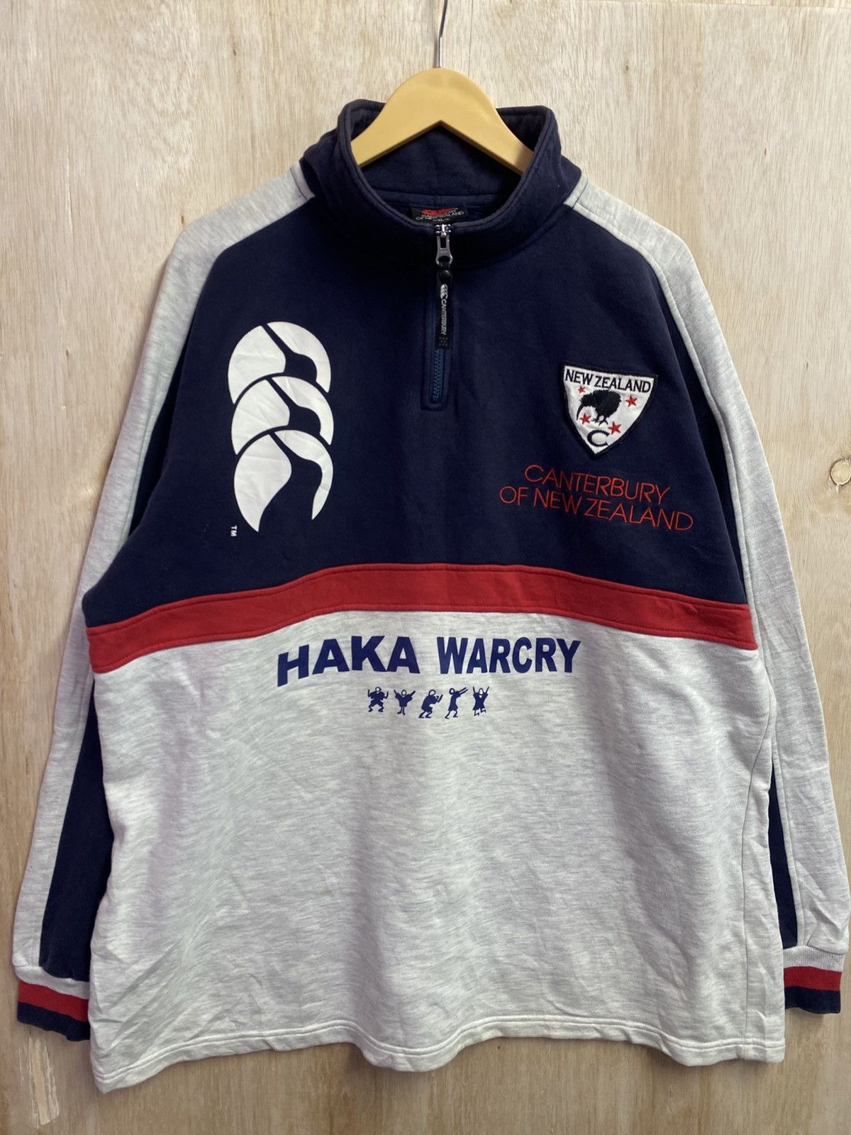 Canterbury of New Zealand Canterbury of New Zealand Haka Warcry half-zip sweatshirt Size US XXL / EU 58 / 5 - 1 Thumbnail