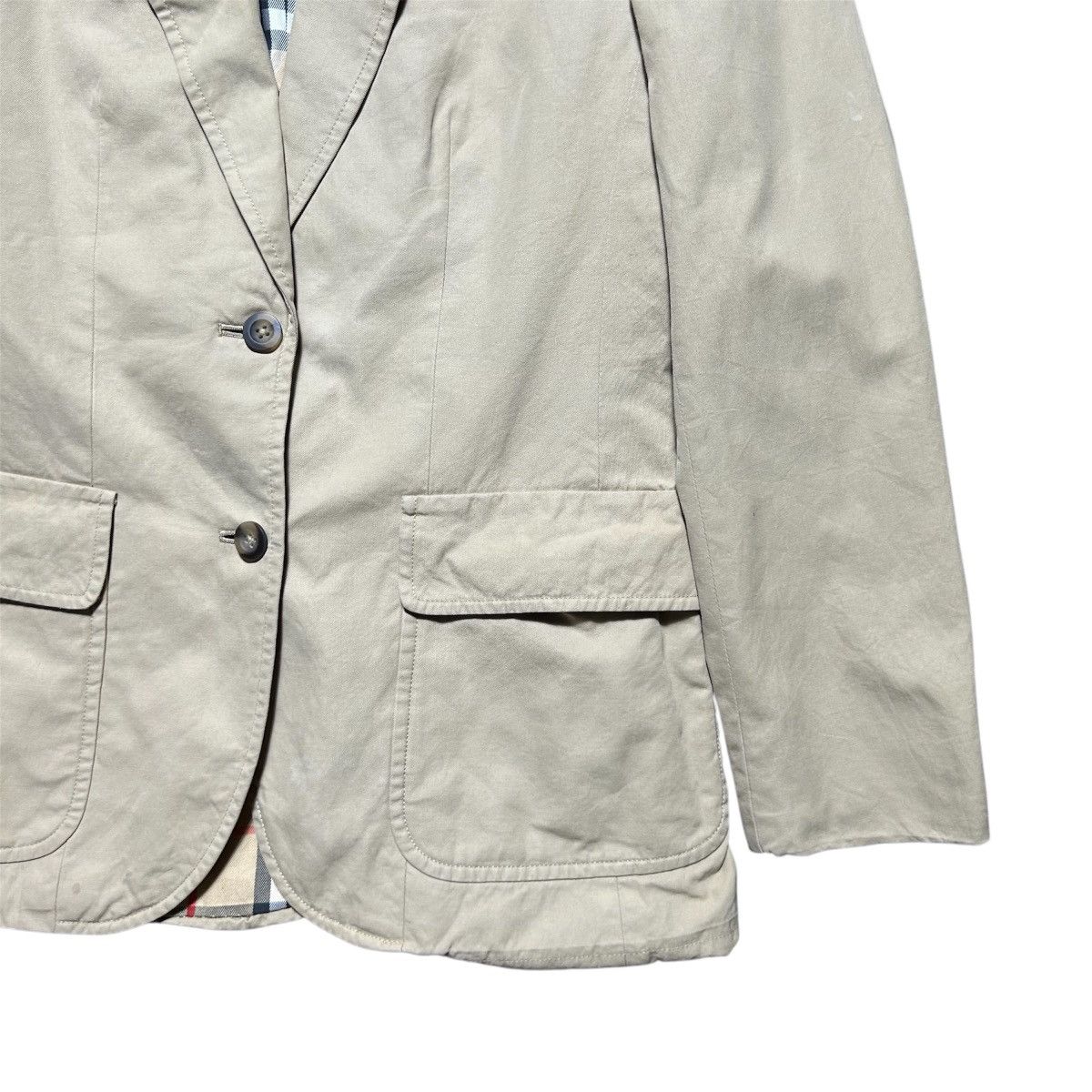 Burberry Vintage Burberrys Blazer Size S / US 4 / IT 40 - 6 Thumbnail