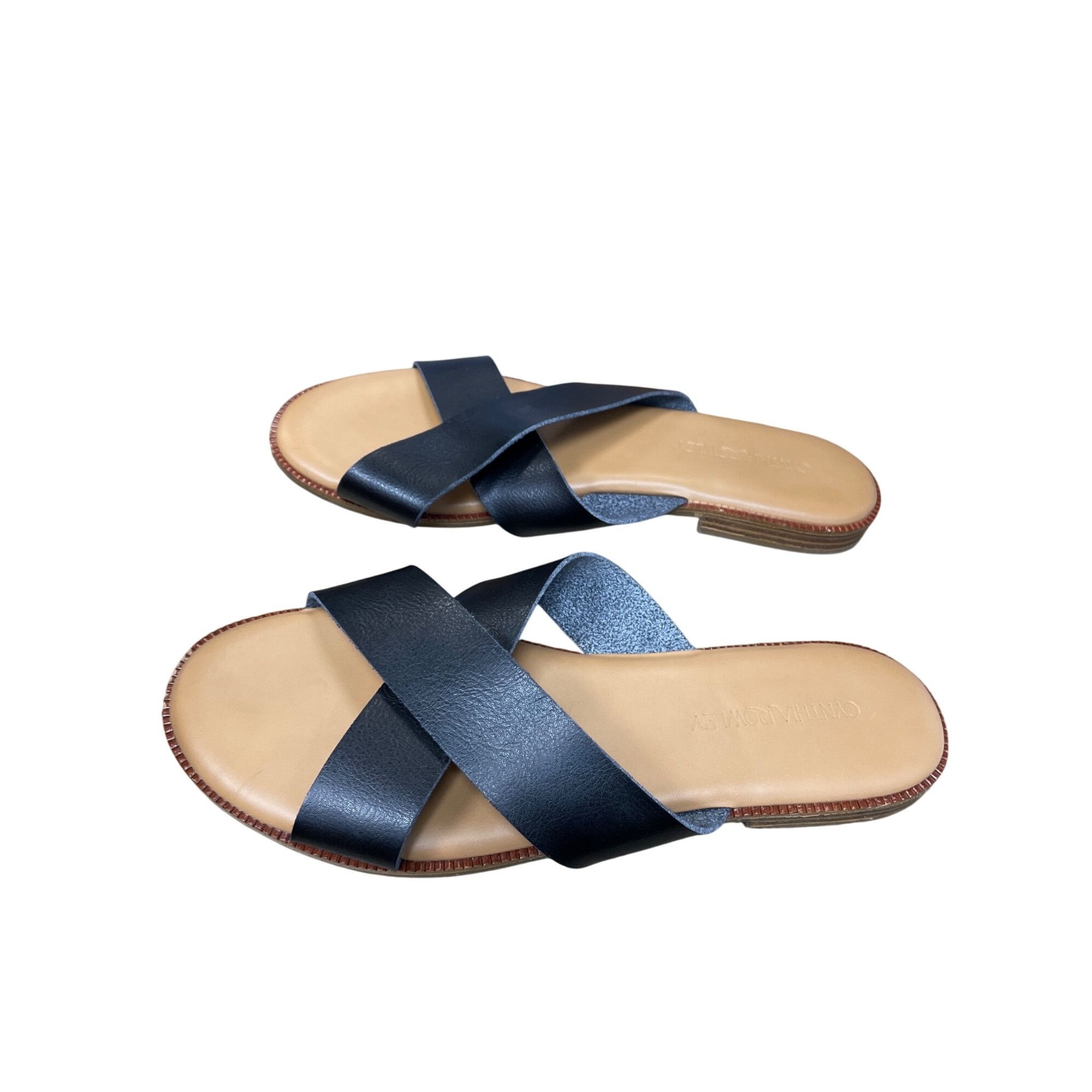 Cynthia Rowley Cynthia Rowley wms black peep open slip pon sandals sz 9.5 S Size US 9.5 / IT 39.5 - 4 Thumbnail