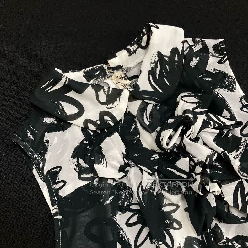 Comme des Garcons Comme Des Garcons Black Floral Dress Size XS / US 0-2 / IT 36-38 - 3 Thumbnail