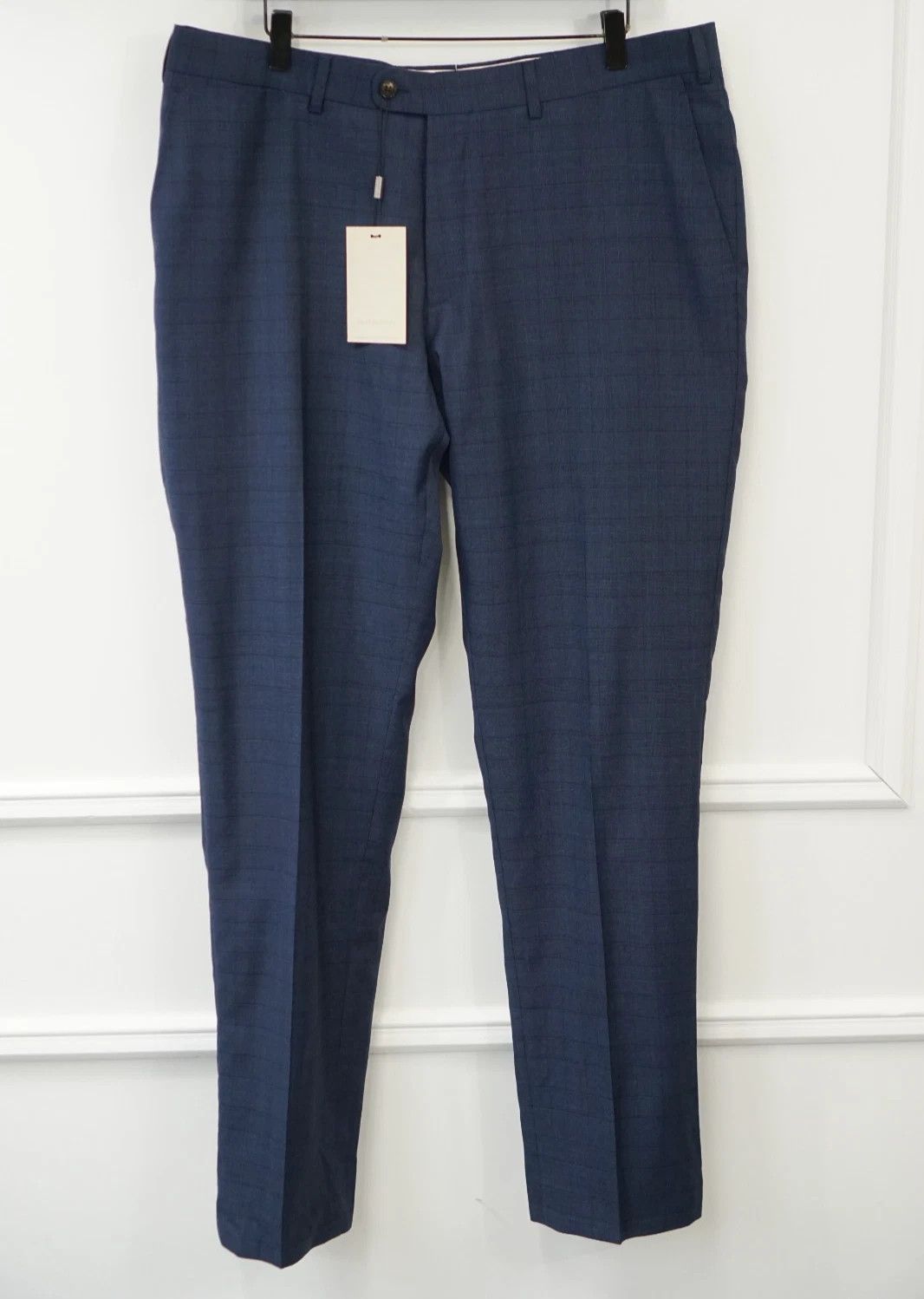 Suitsupply Men Suitsupply Pants Navy Wool Brescia Carlo Barbera US44S Size 44S - 1 Thumbnail