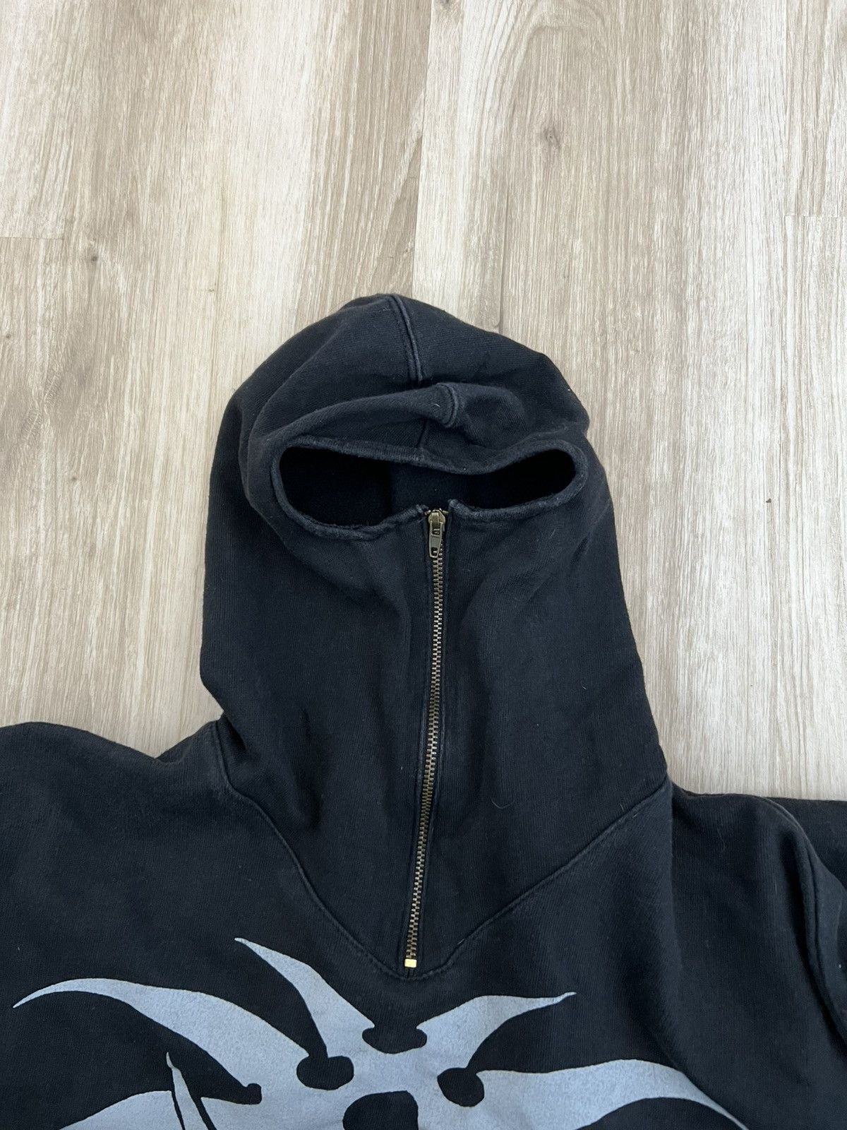 Other Black y2k graffiti masked tribal hoodie Size US M / EU 48-50 / 2 - 5 Thumbnail