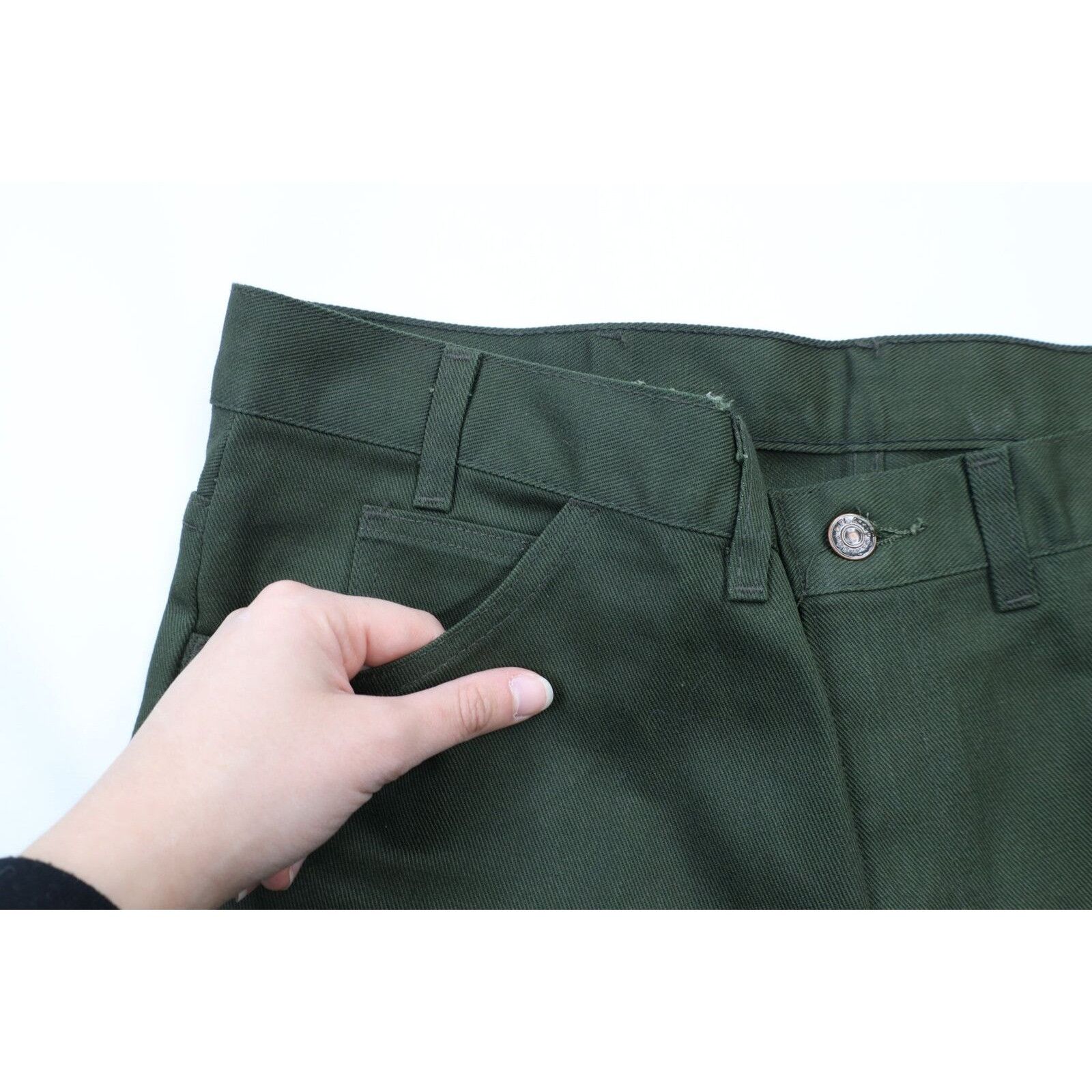 Vintage Vintage 70s Streetwear Distressed Wide Leg Bell Bottoms Size US 38 / EU 54 - 5 Thumbnail