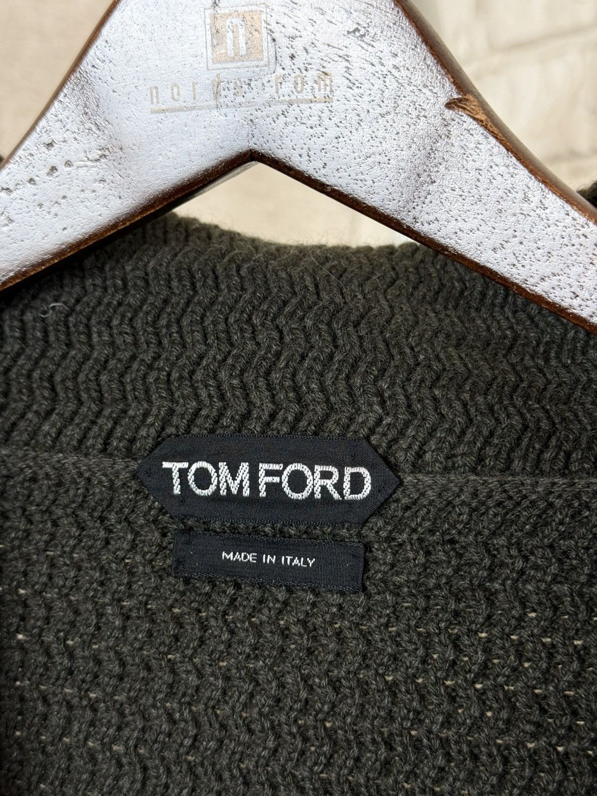 Tom Ford Tom Ford Cashmere Green Cardigan Sweater Size US L / EU 52-54 / 3 - 16 Thumbnail