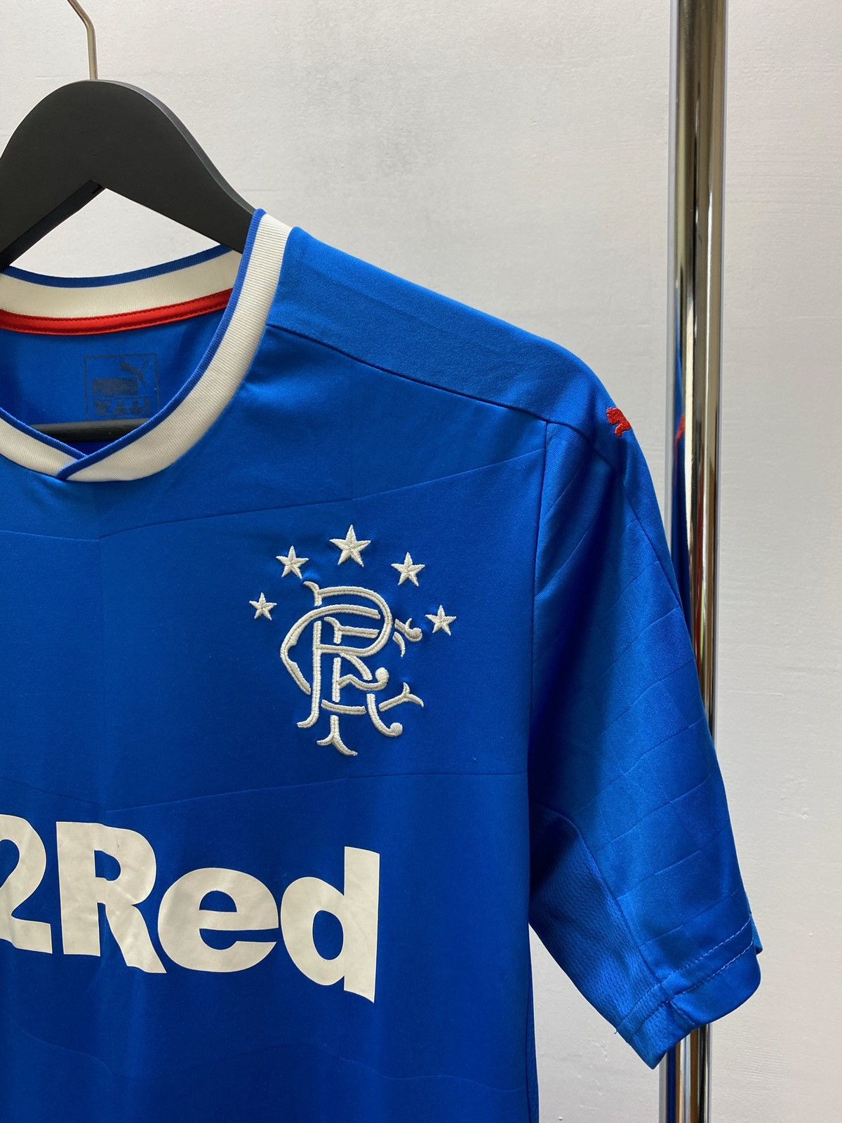 Puma GLASGOW RANGERS 2016-2018 HOME PUMA FOOTBALL SHIRT JERSEY Size US M / EU 48-50 / 2 - 4 Thumbnail