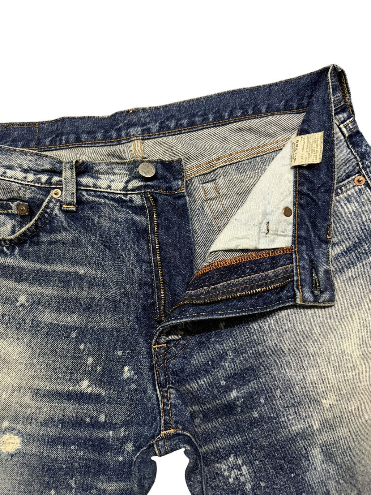 Hysteric Glamour Vintage RNA Inc Native RNA Distressed Denim Jeans Japanese Size US 33 - 9 Thumbnail