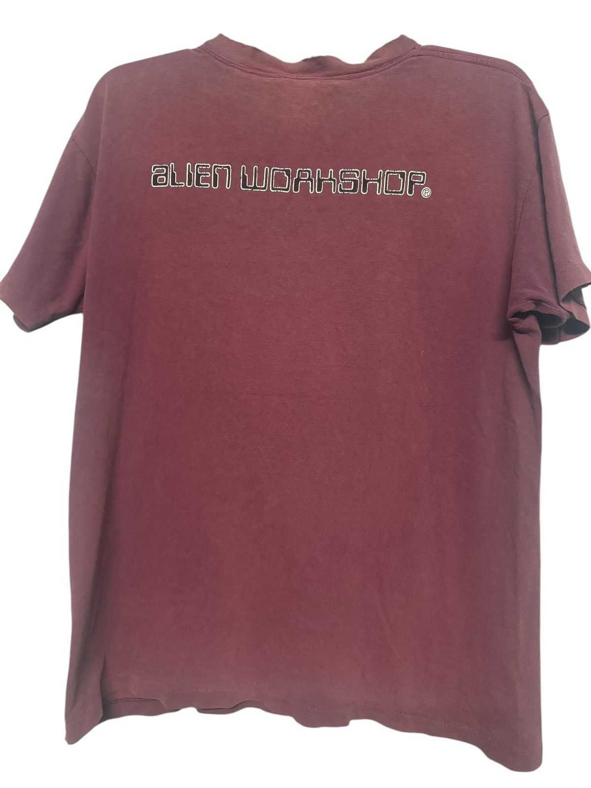 Alien Workshop 💥VINTAGE ALIEN WORKSHOP SUNFADED THRASHED DAMAGE TEE Size US M / EU 48-50 / 2 - 5 Thumbnail