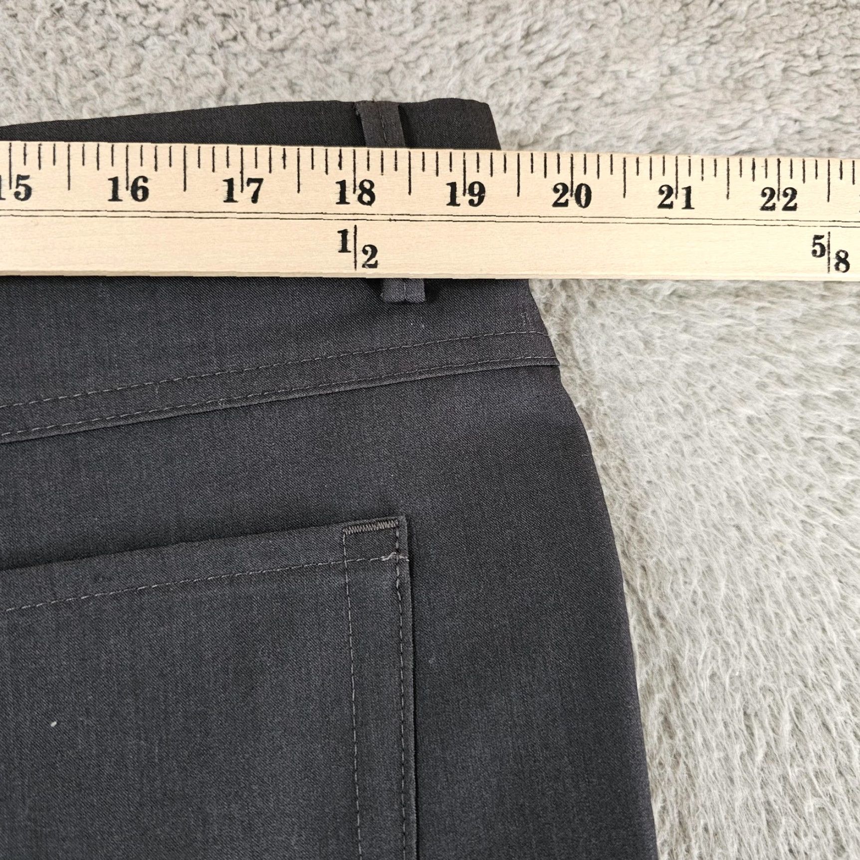 Vintage Ballin Dress Pants Mens 38x31 Gray Comfort-EZE Flat Front Straight Office Size US 38 / EU 54 - 7 Thumbnail