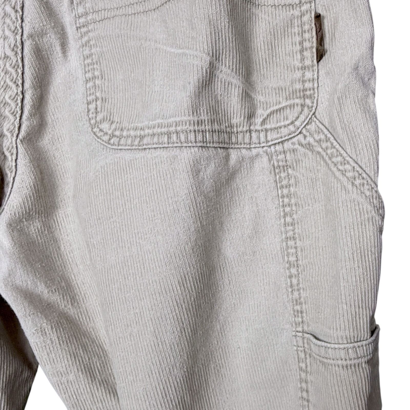 Timberland Vintage 90s Timberland Gray Corduroy Carpenter Pants 32x30 Size US 32 / EU 48 - 12 Thumbnail