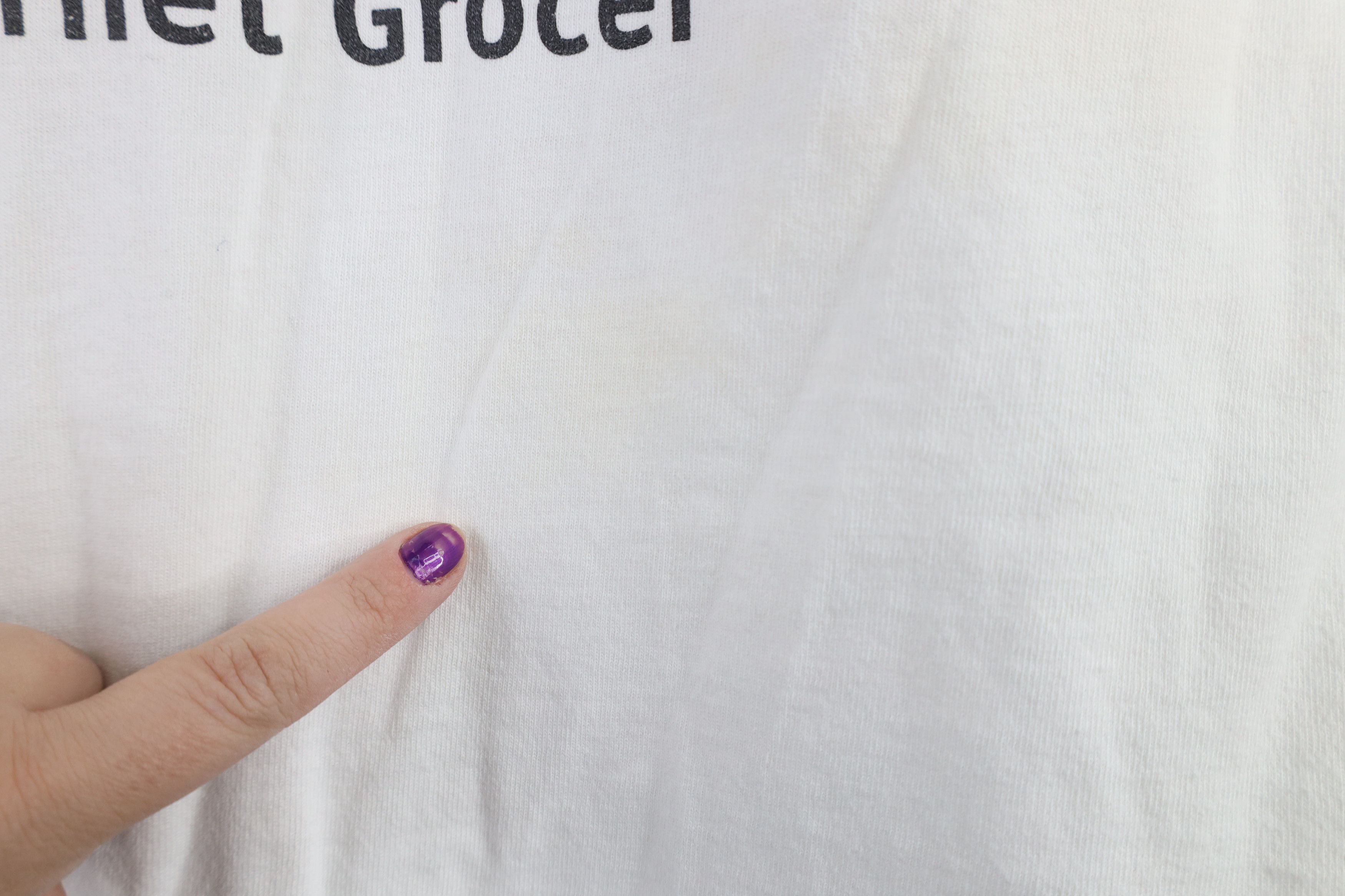 Vintage Vintage Streetwear Peapod Internet Grocer T-Shirt White Size US M / EU 48-50 / 2 - 5 Thumbnail