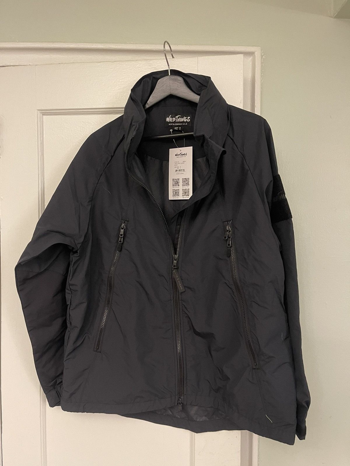 image of Wild Things Japan Happy Light Black Ripstop Jacket, Men's (Size Medium)