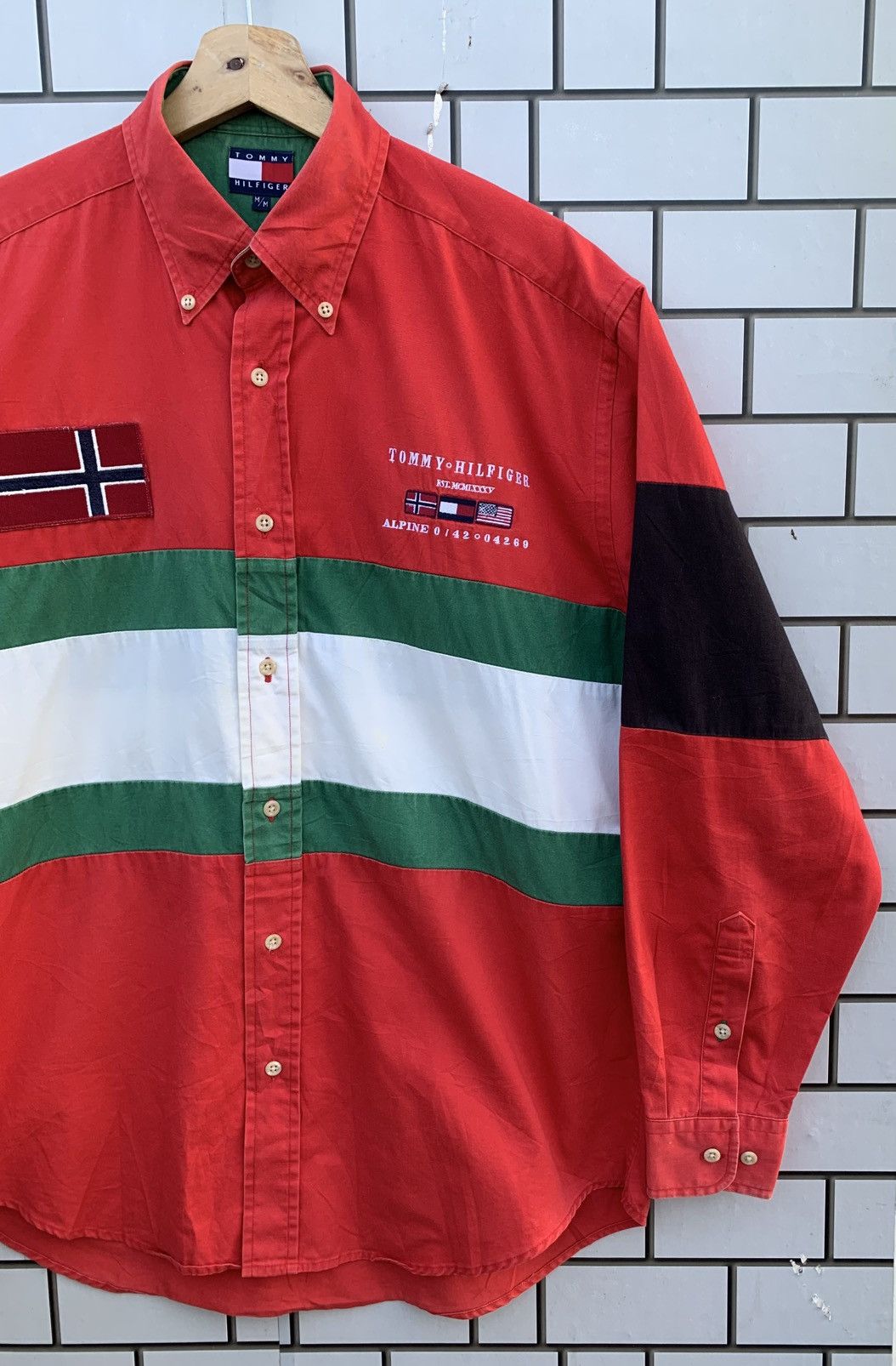 Tommy Hilfiger Vintage Tommy Hilfiger Button Ups Shirts Multicolour Size US M / EU 48-50 / 2 - 7 Thumbnail
