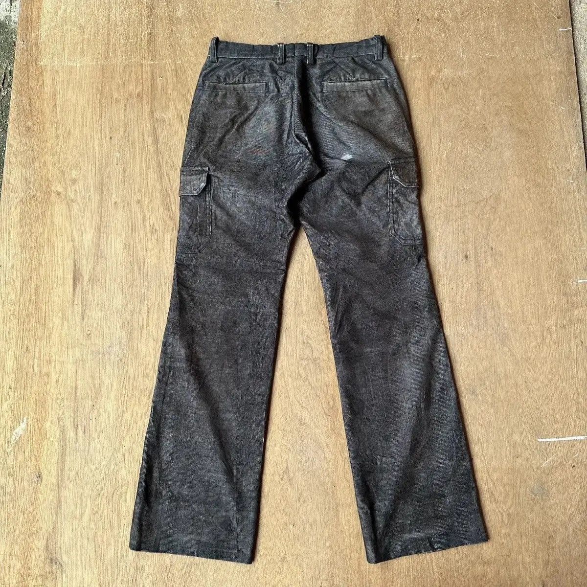 Adidas ADIDAS Y2K CORDUROY MINI FLARES/BOOTCUT BLACK PANTS Size US 28 / EU 44 - 2 Thumbnail