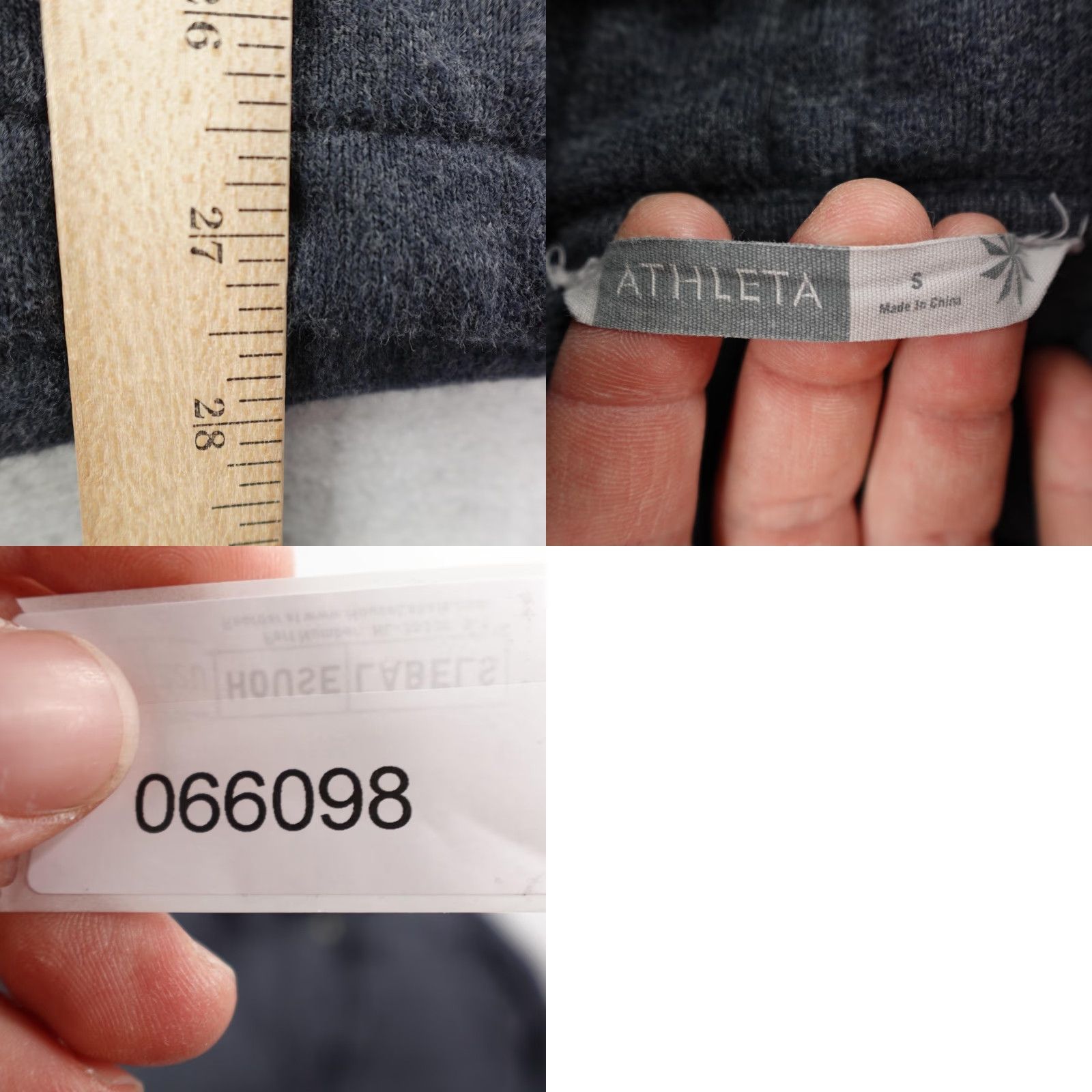 Athleta ATHLETA Quilted Coat Womens Small Gray Button Up Outdoor Sweater Size S / US 4 / IT 40 - 8 Thumbnail
