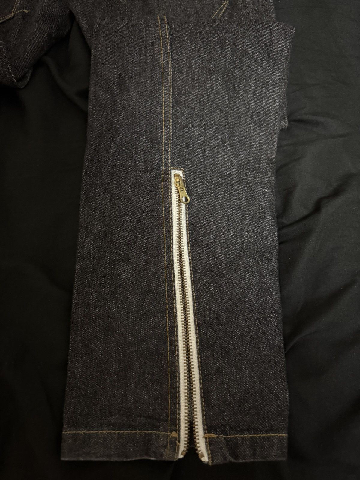 If Six Was Nine 00 PPFM Archive Gimmick Zip Denim Pants Size US 32 / EU 48 - 8 Thumbnail