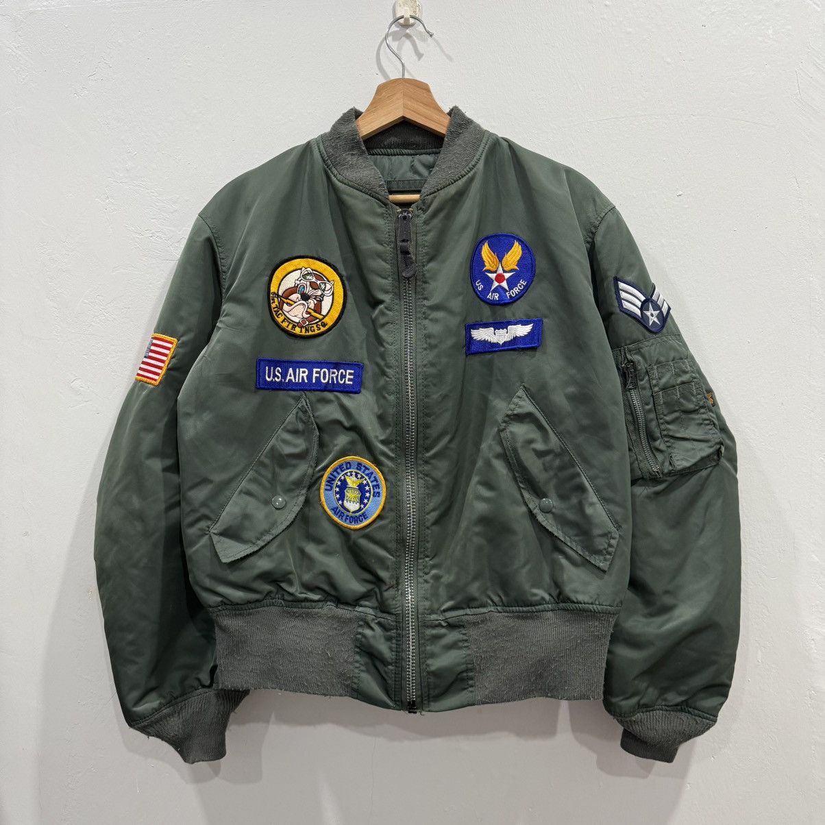 Vintage Alpha Industries Type MA-1 Bomber Jacket