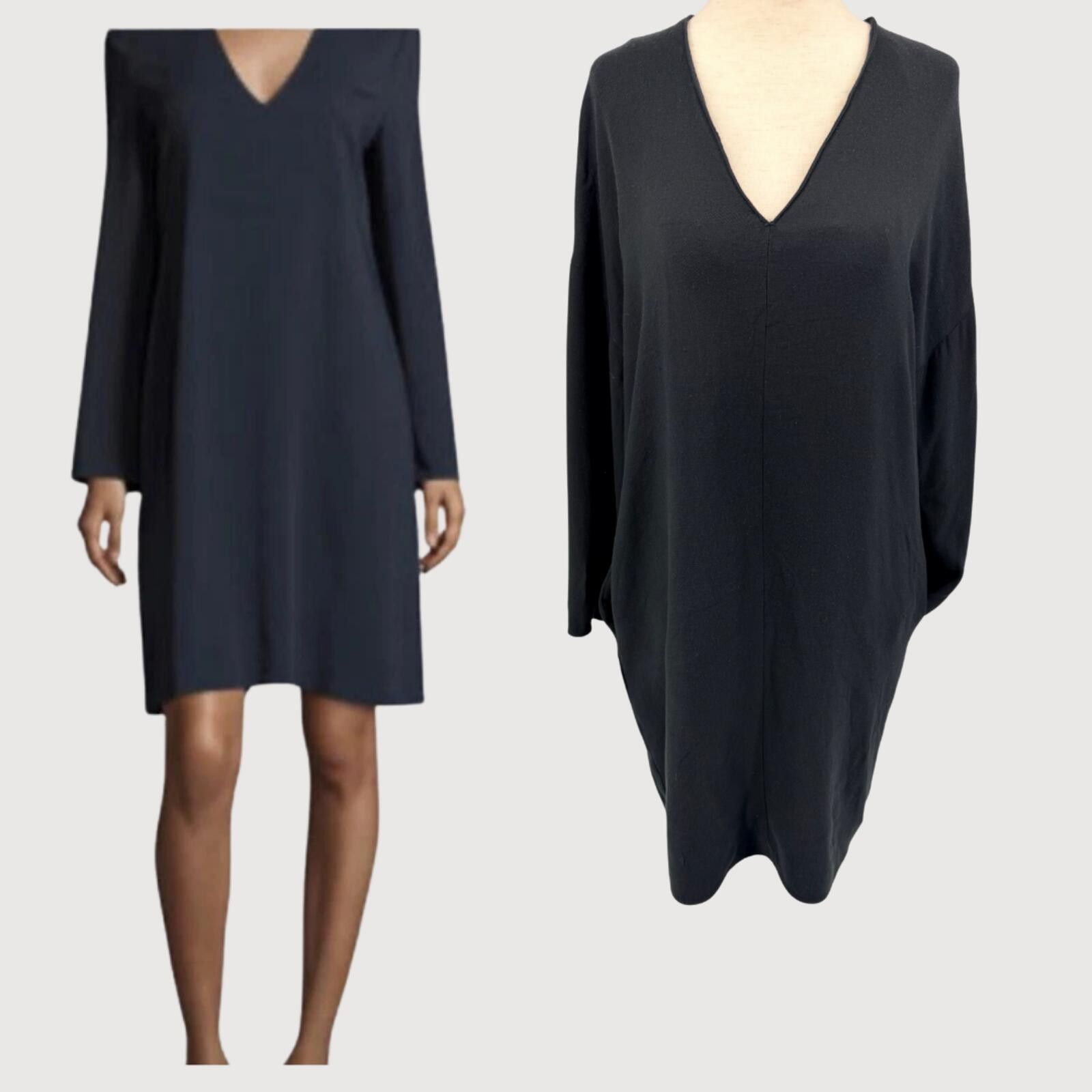 Vince Vince Coastal Sheath Dress Black V Neck S Size S / US 4 / IT 40 - 1 Thumbnail