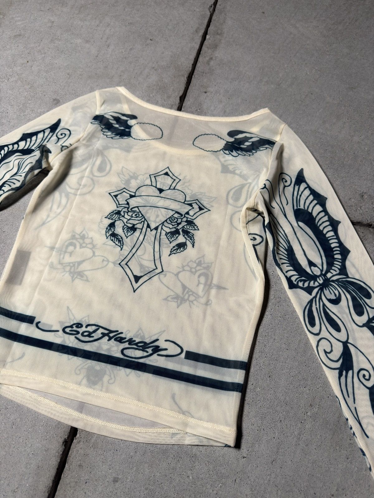 Ed Hardy Ed hardy mesh long sleeve Size S / US 4 / IT 40 - 3 Thumbnail