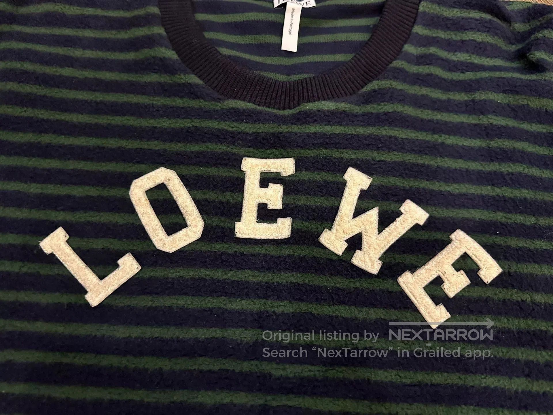 Loewe Loewe Striped Logo Fleece Sweater. Size US L / EU 52-54 / 3 - 2 Thumbnail