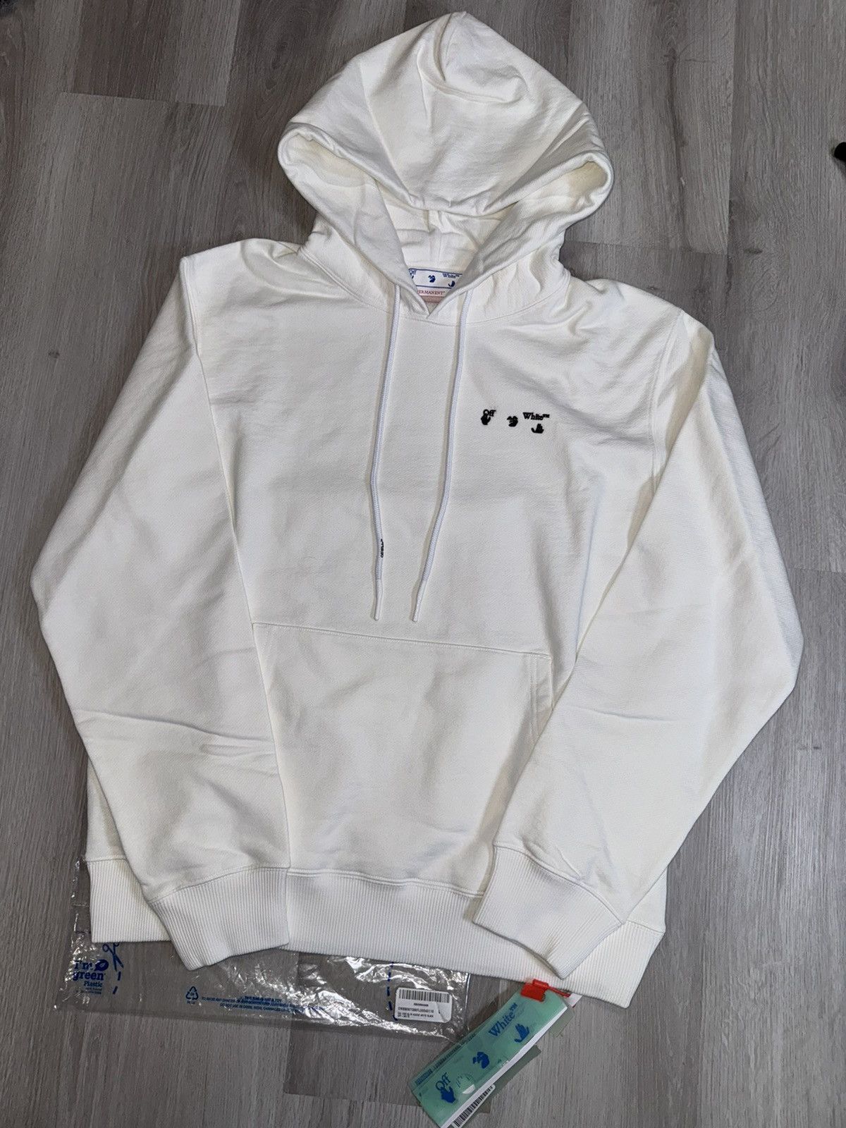 Off-White Off white logo slim hoodie xs Size US XS / EU 42 / 0 - 1 Thumbnail