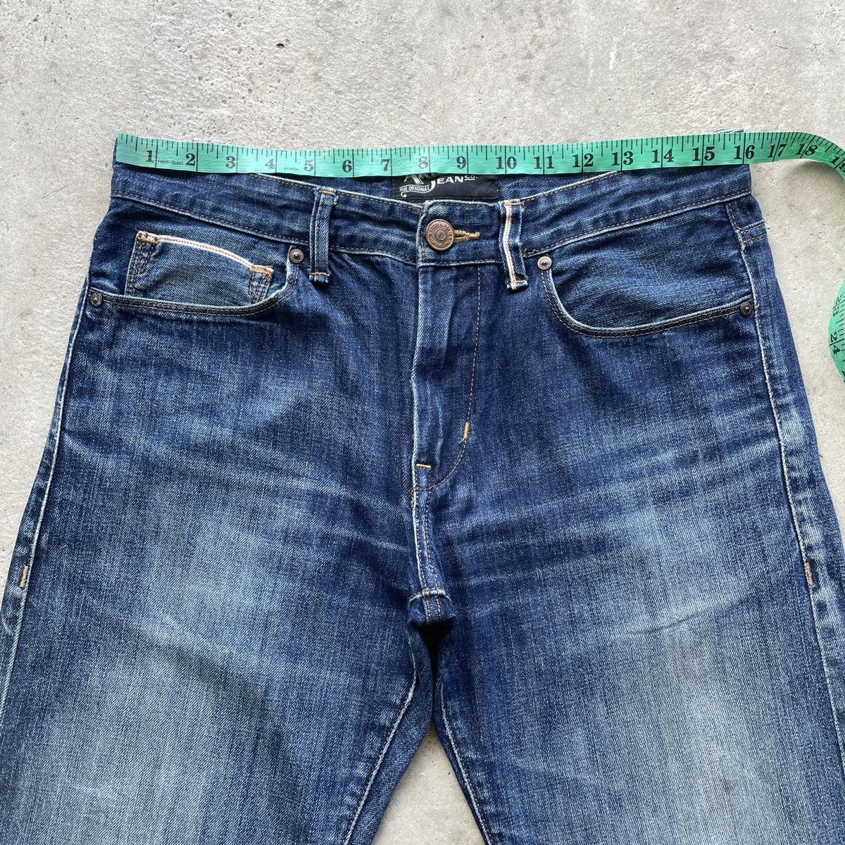 Japanese Brand Vintage AriZona Jeans Redline Faded Ripped Pants Distressed Size US 32 / EU 48 - 5 Thumbnail
