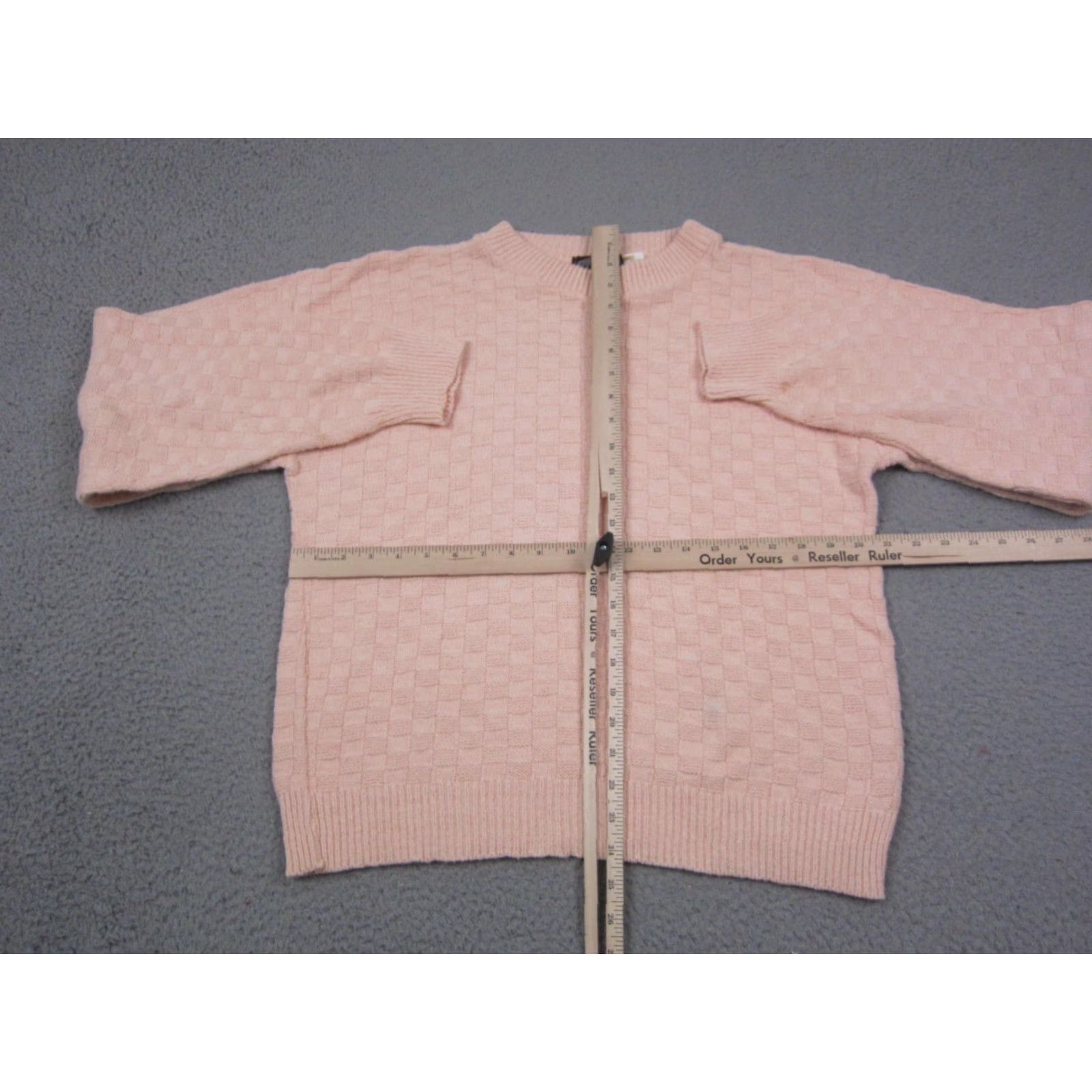 Vintage VINTAGE Victoria Dry Goods Sweater Womens L Pink Knit Crew Neck Pullover 90s Casual Fall Winter Spring Cotton Knit All Seasons Womens Size L / US 10 / IT 46 - 7 Thumbnail