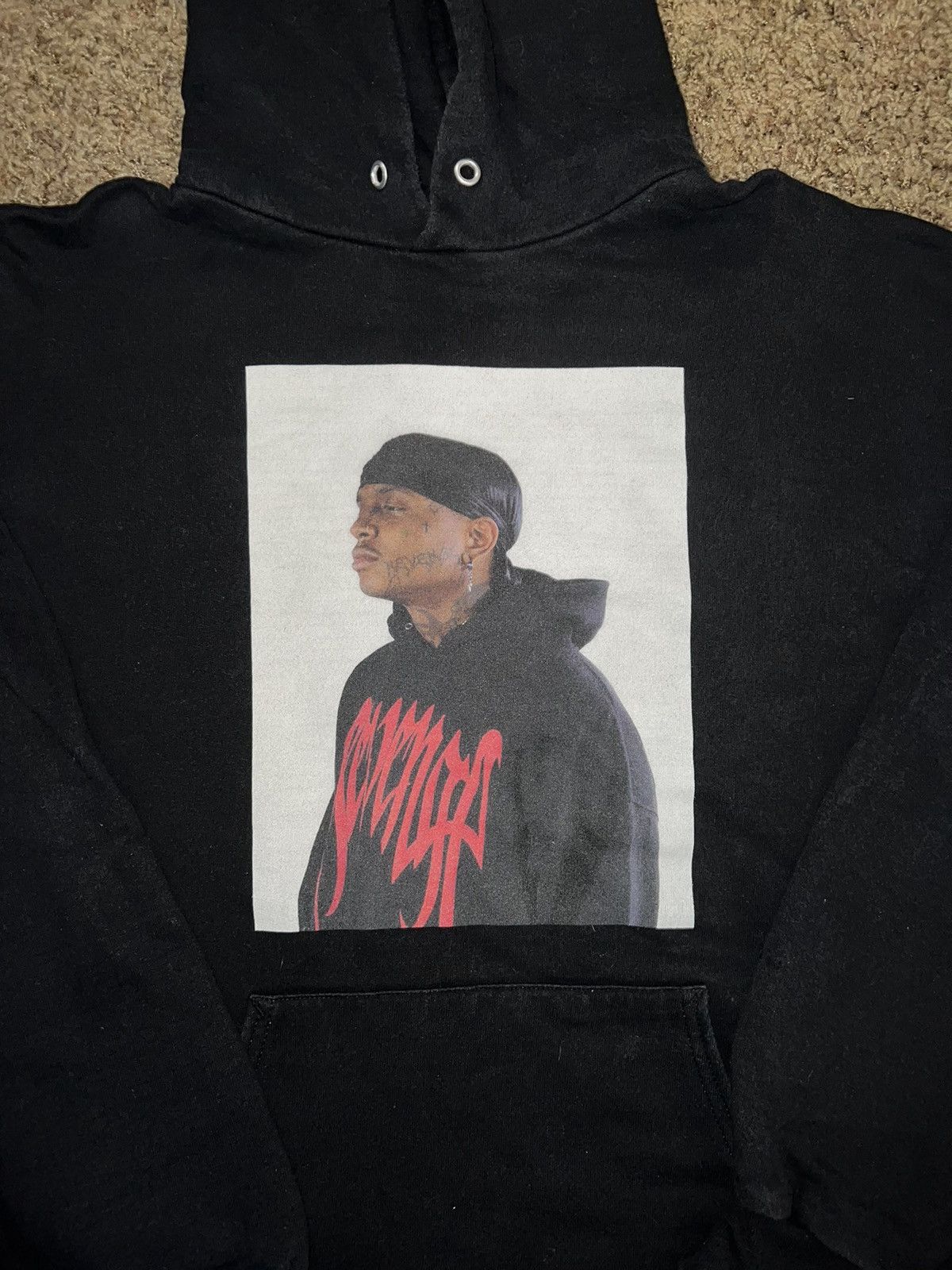 Revenge RARE REVENGE SKI MASK THE SLUMP GOD HOODIE | Grailed