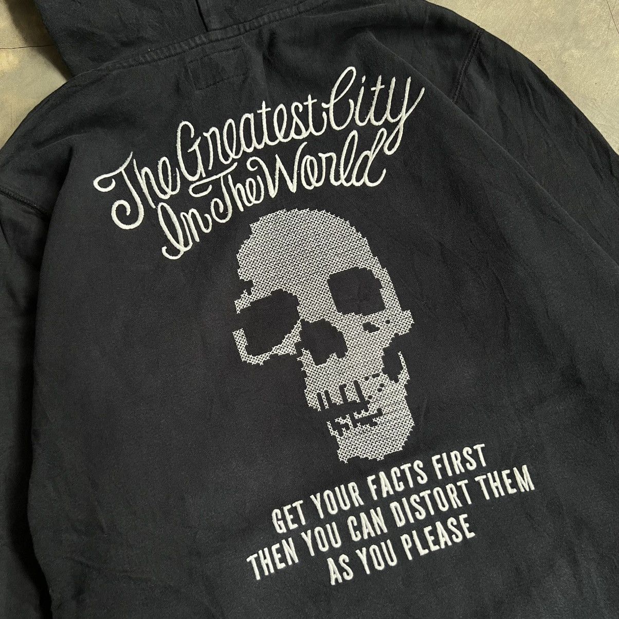 Hysteric Glamour 2000s Stooge & Co Vkei Style Skeleton Zip Hoodie Size US M / EU 48-50 / 2 - 5 Thumbnail